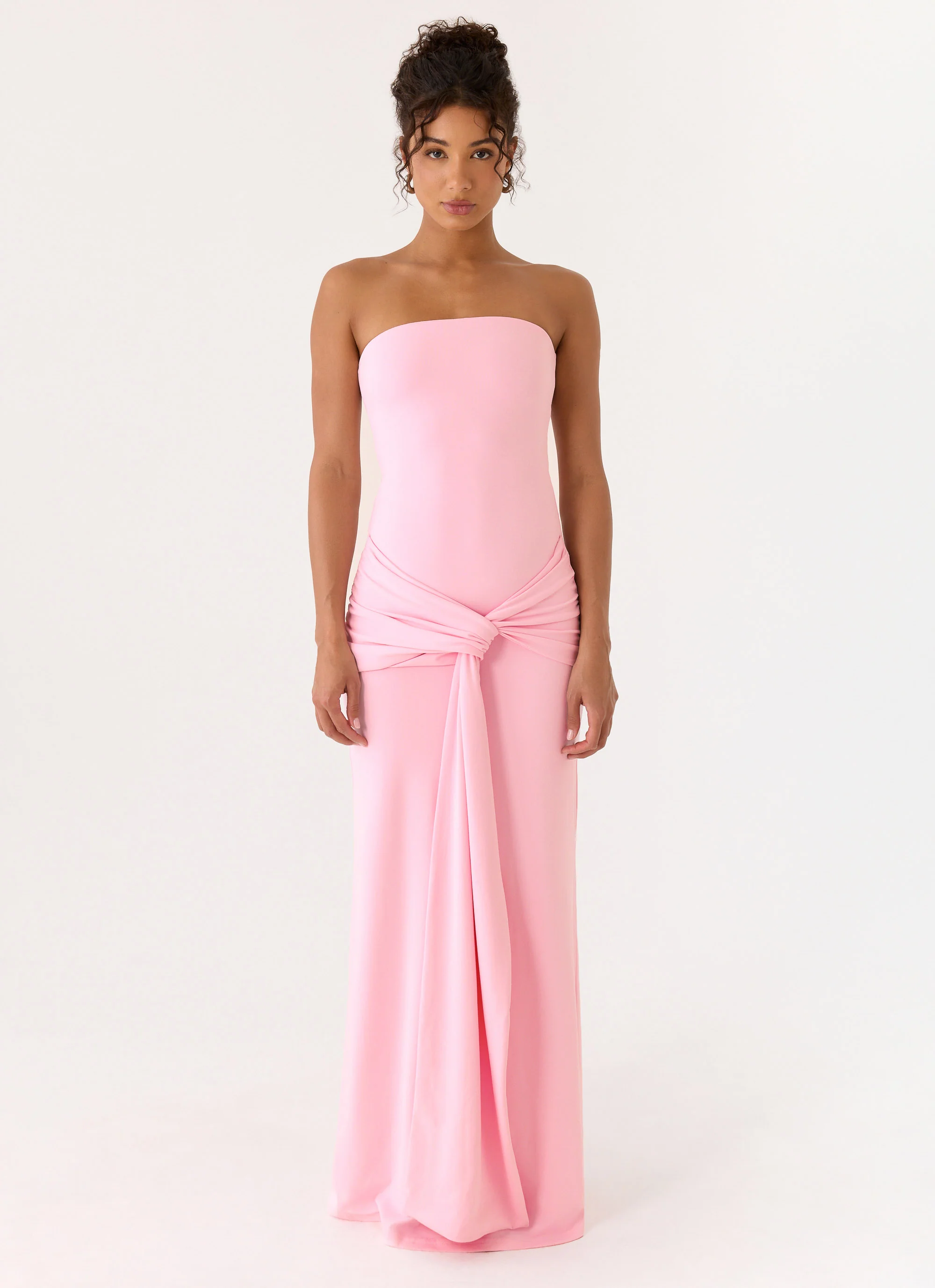 Sandrine Strapless Maxi Dress - Pink - Image 6