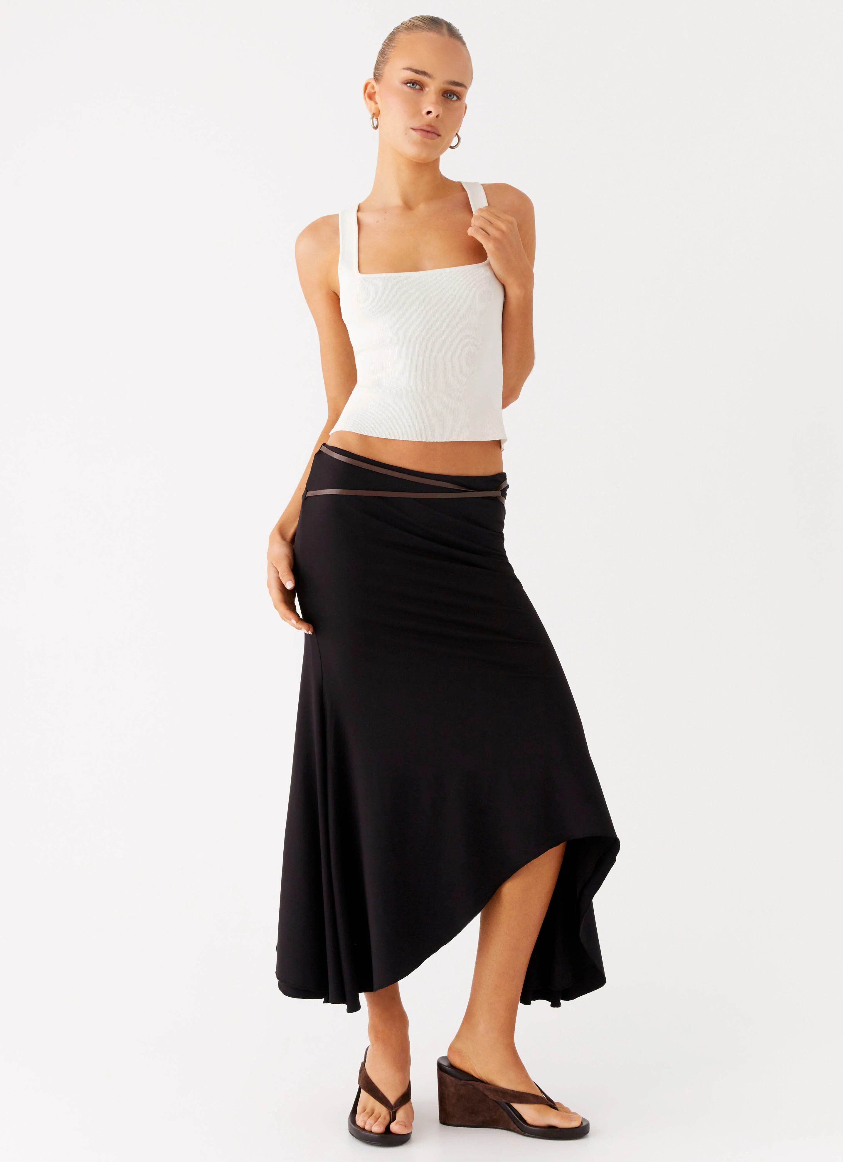 Seattle Midi Skirt - Black - Image 6