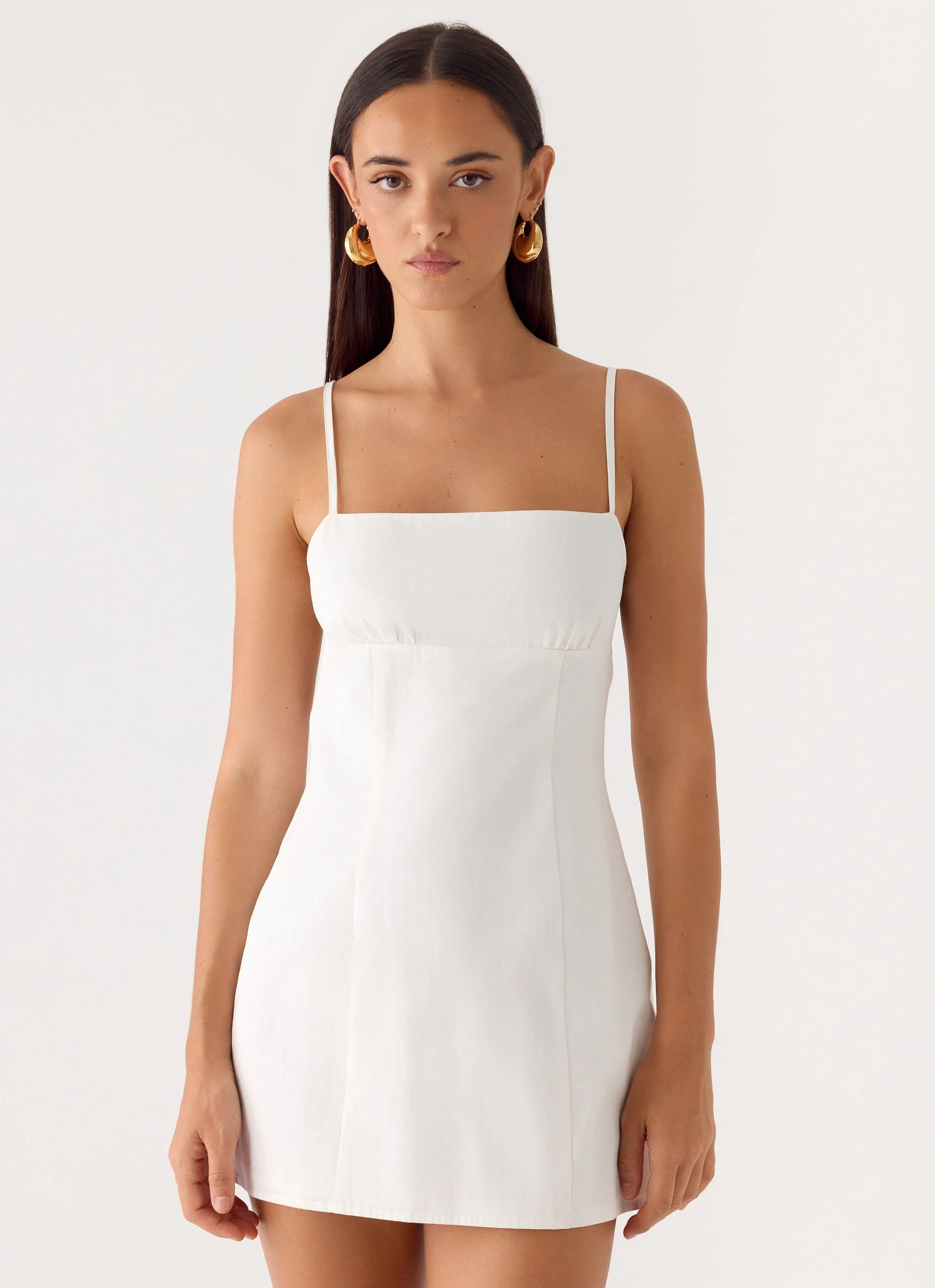 Second Sun Mini Dress - White - Image 5