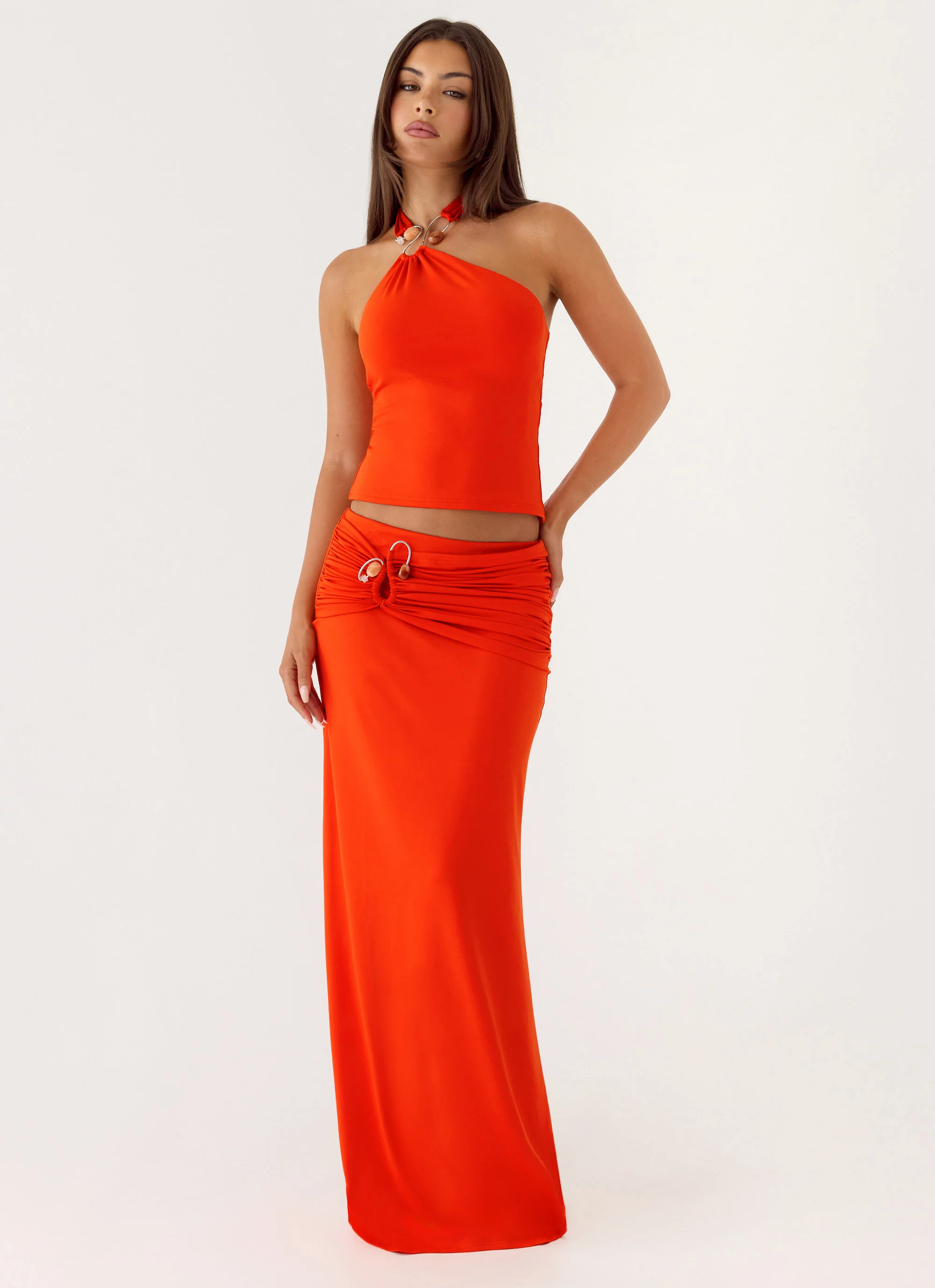 Selmah Hardware Top - Tangerine - Image 8