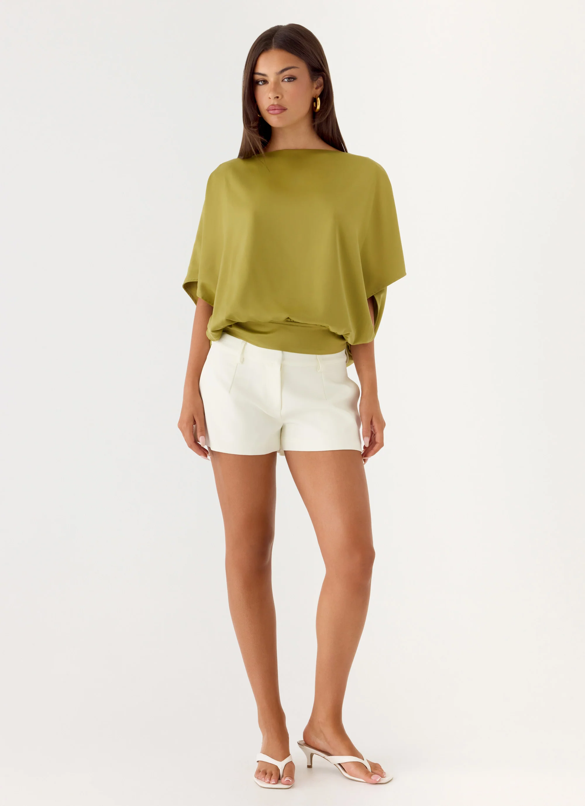 Serena Top - Fern Green - Image 4