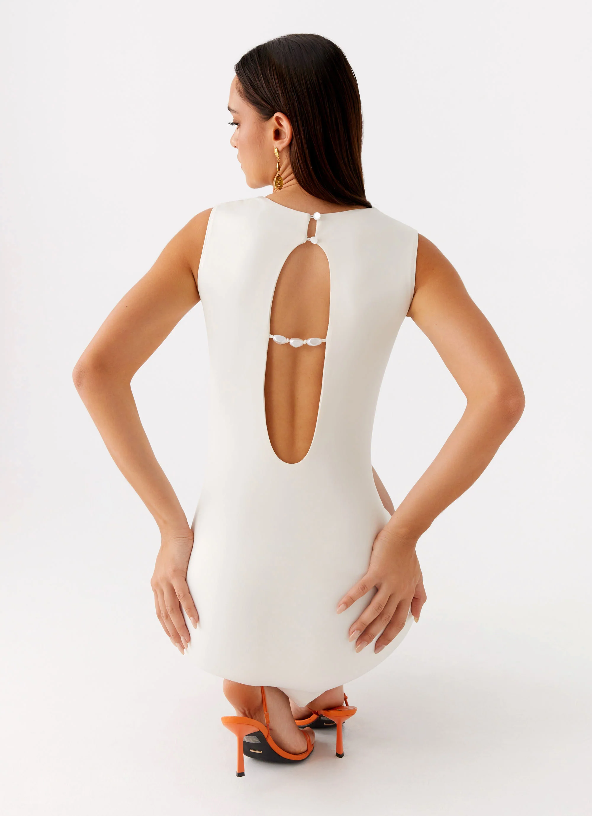 Shai Pearl Mini Dress - Ivory - Image 4