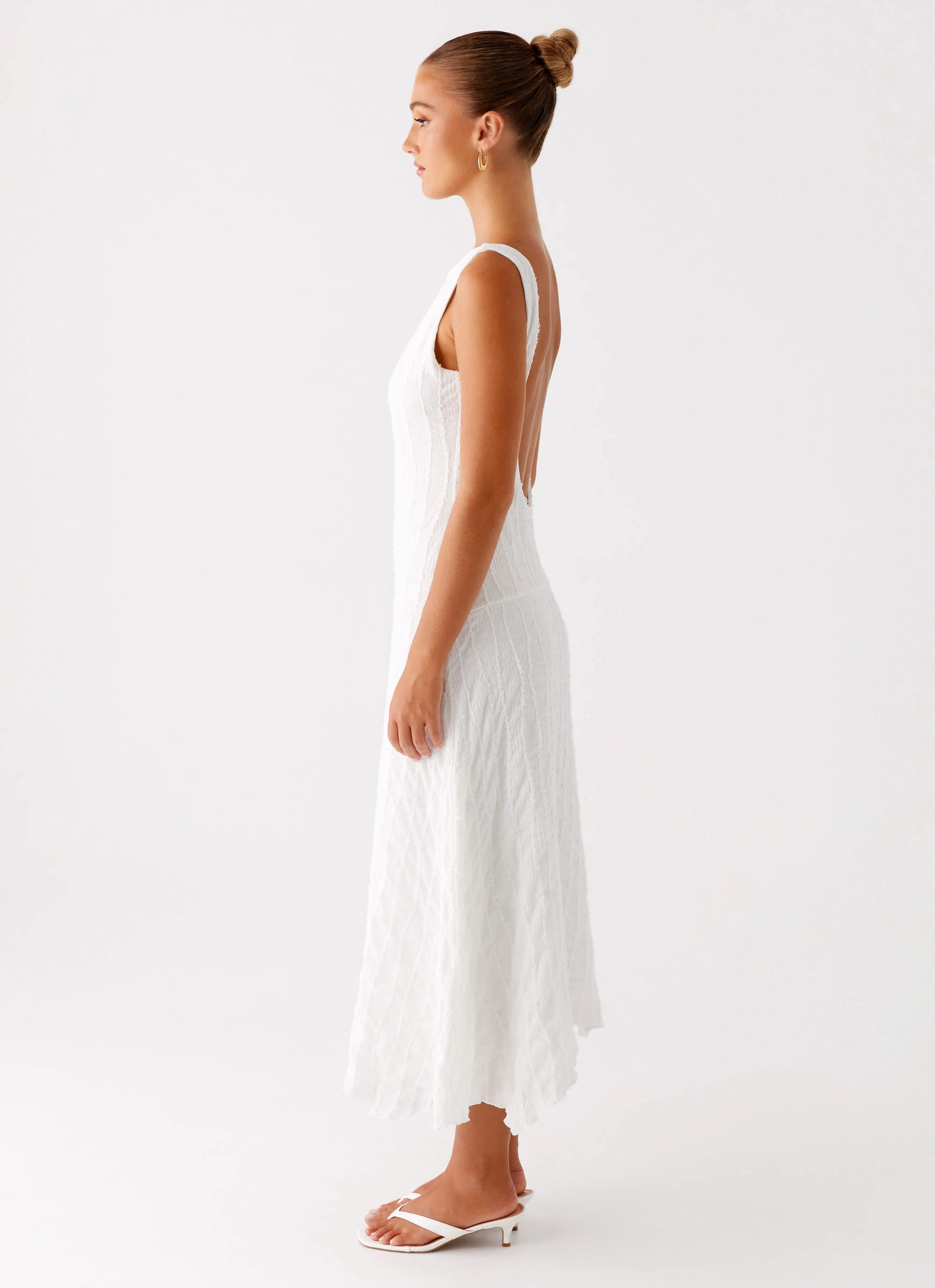 Sharni Midi Dress - Ivory - Image 3
