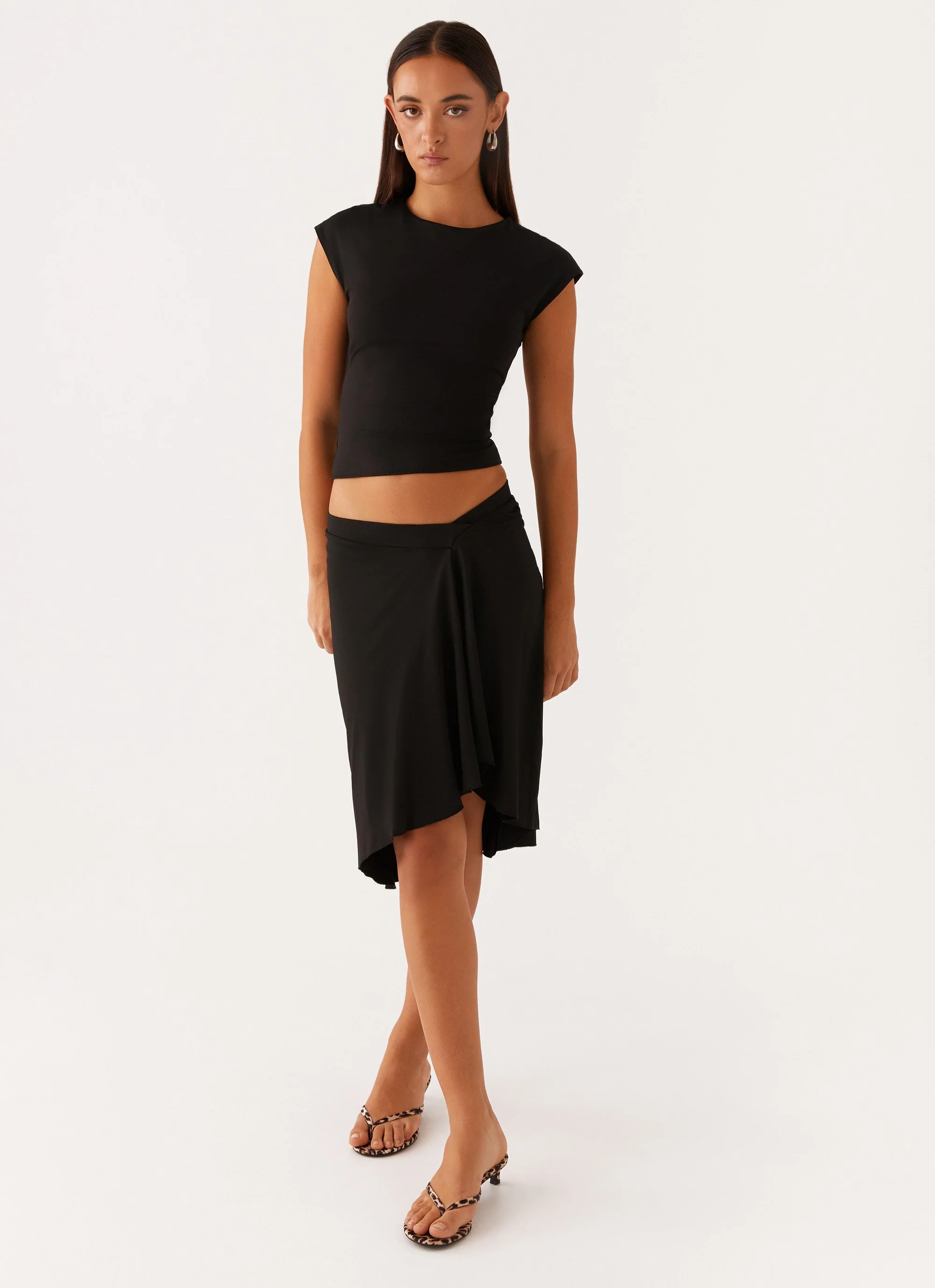 Shes A Lady Top - Black - Image 5