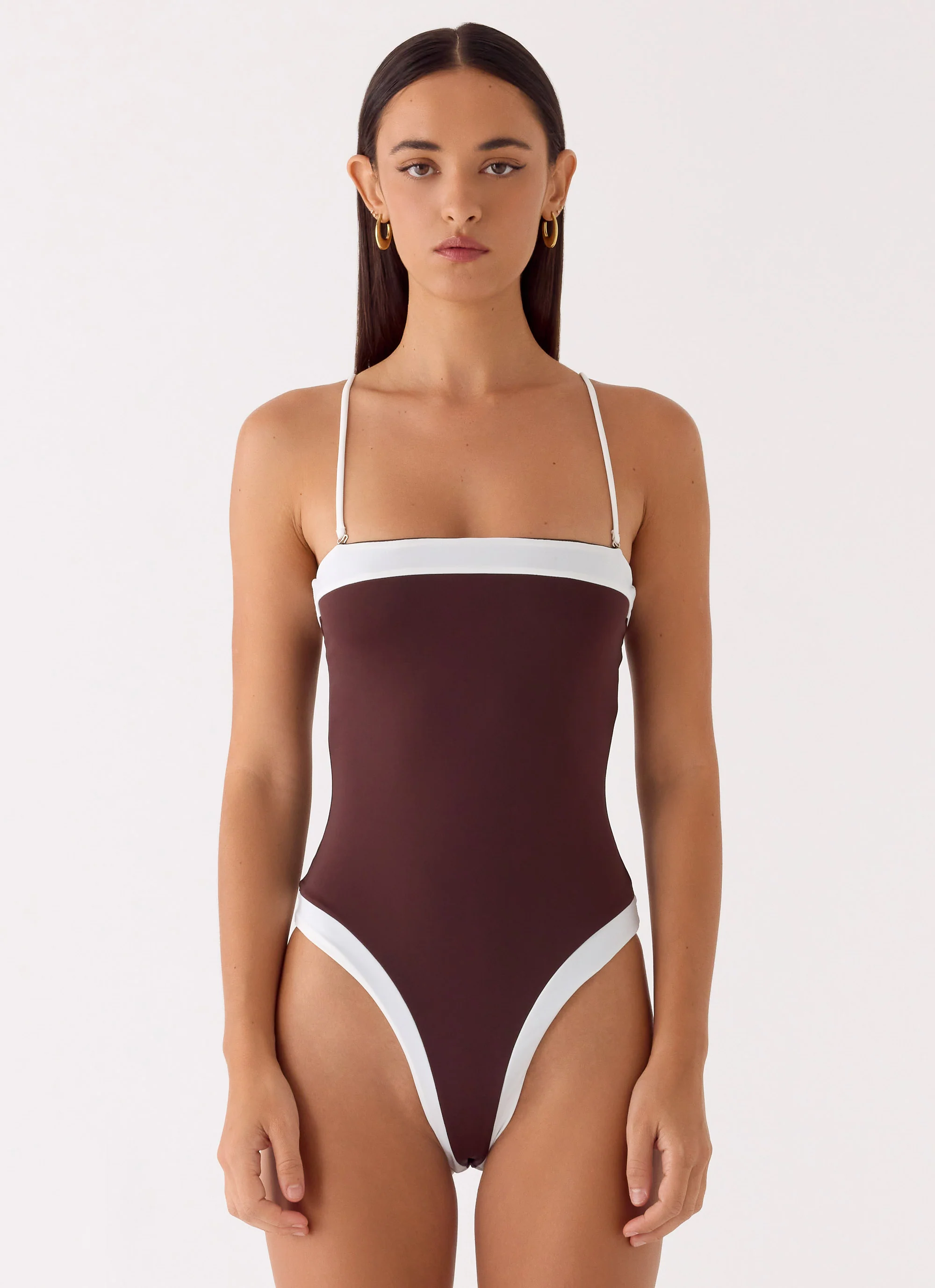 Shevie One Piece Swimsuit - Chocolate
