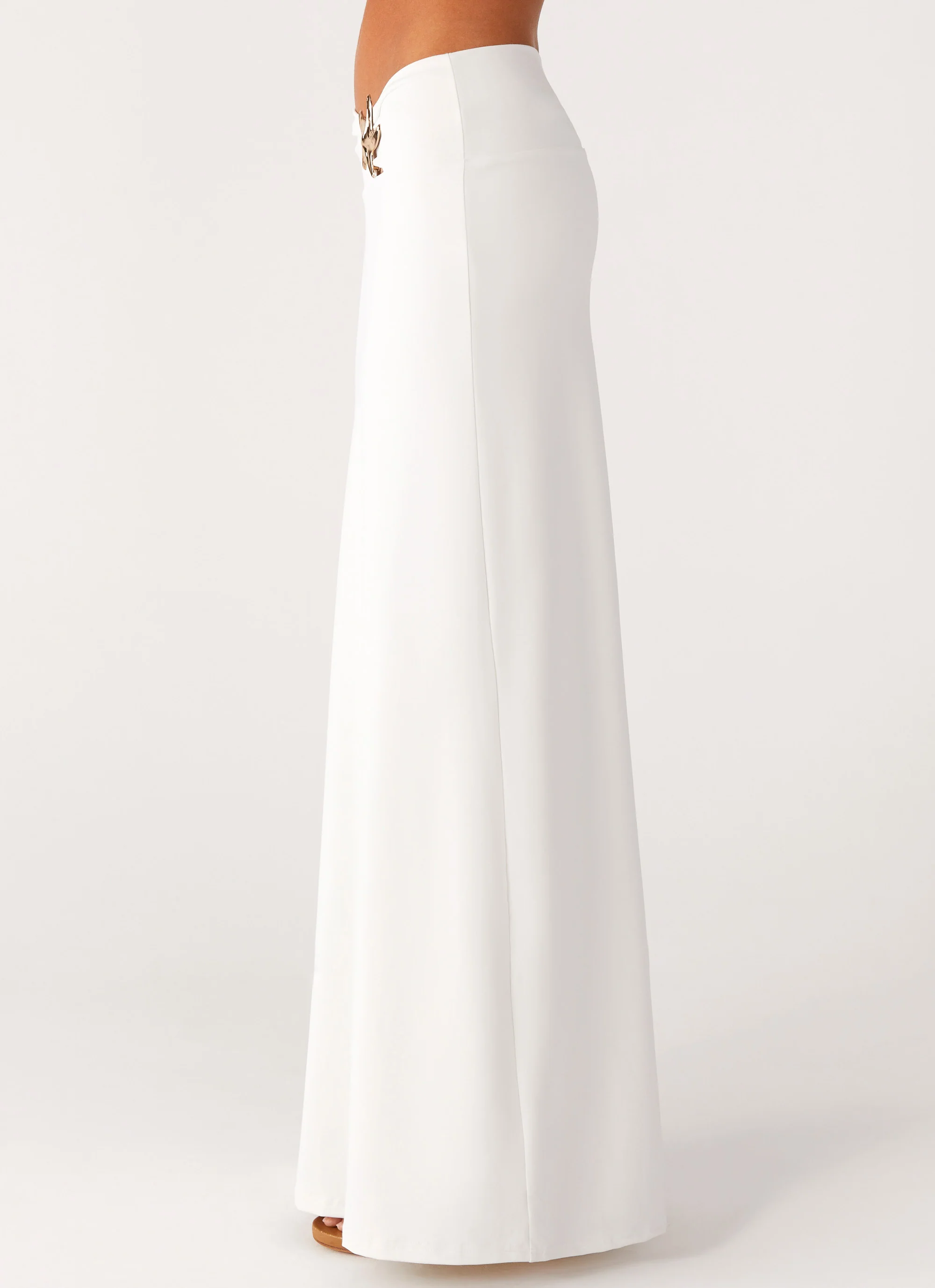 Shoreline Glow Maxi Skirt - Off White - Image 3