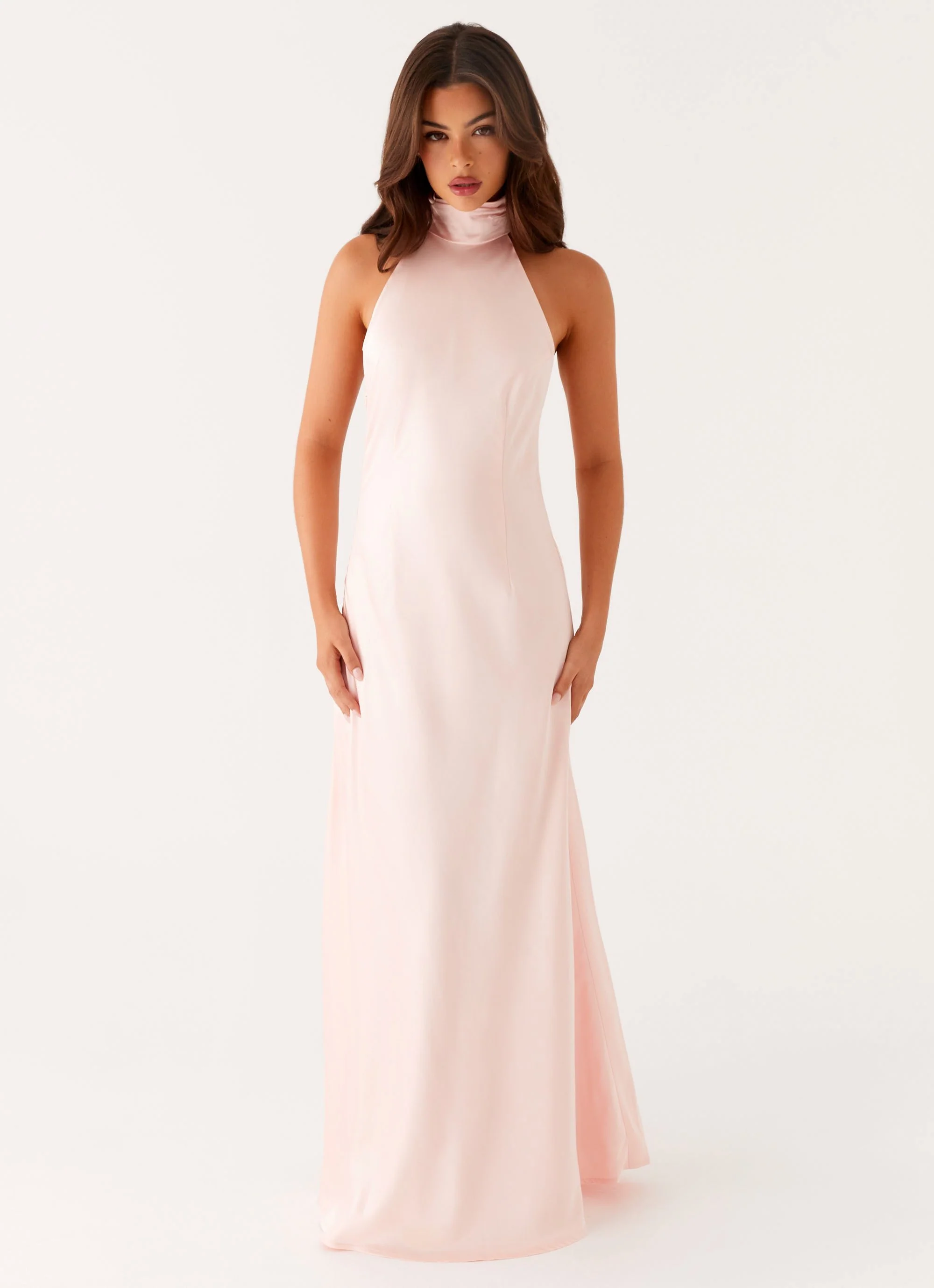 Siani Backless Maxi Dress - Pink - Image 2