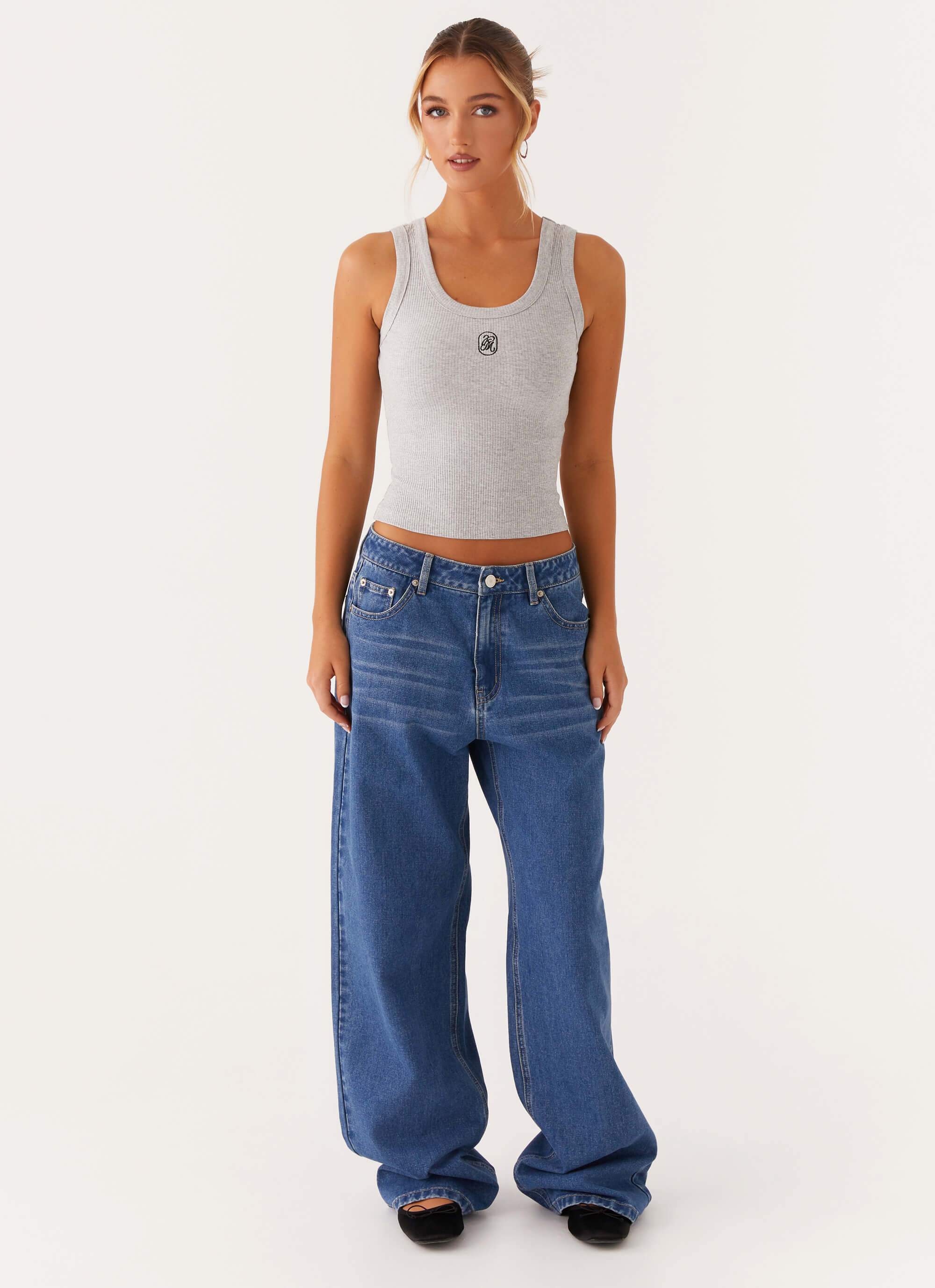 Signature Tank Top - Light Grey Marle - Image 3