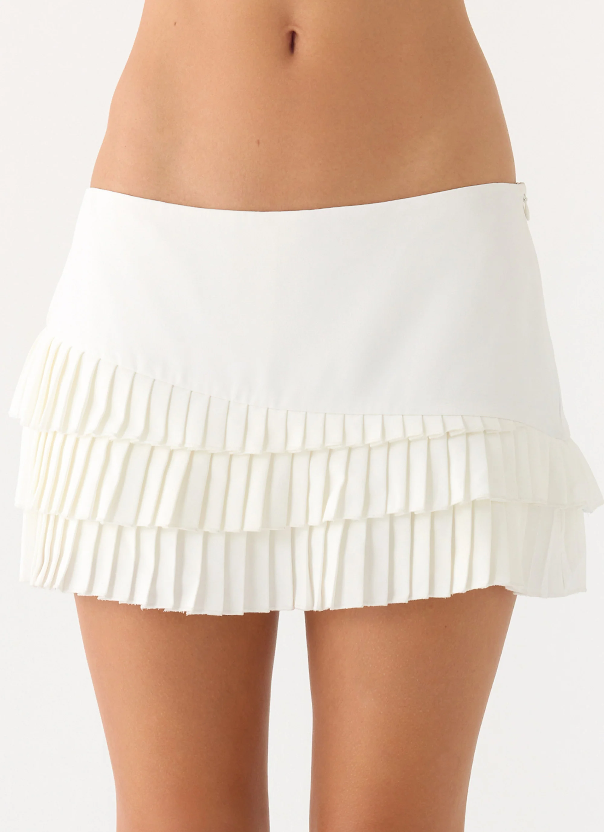 Skyler Mini Skort - White - Image 3