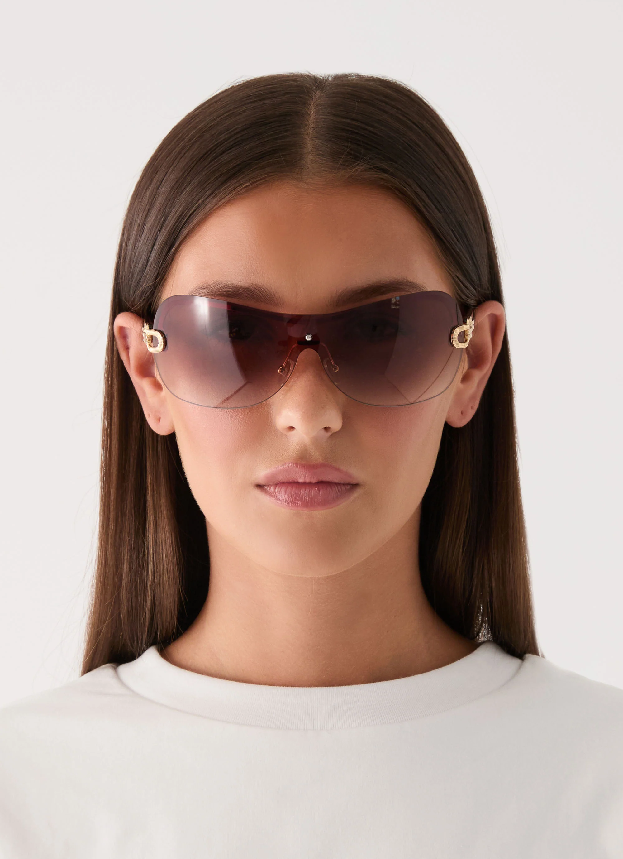 Smoked Amber Sunglasses - Brown - Image 2