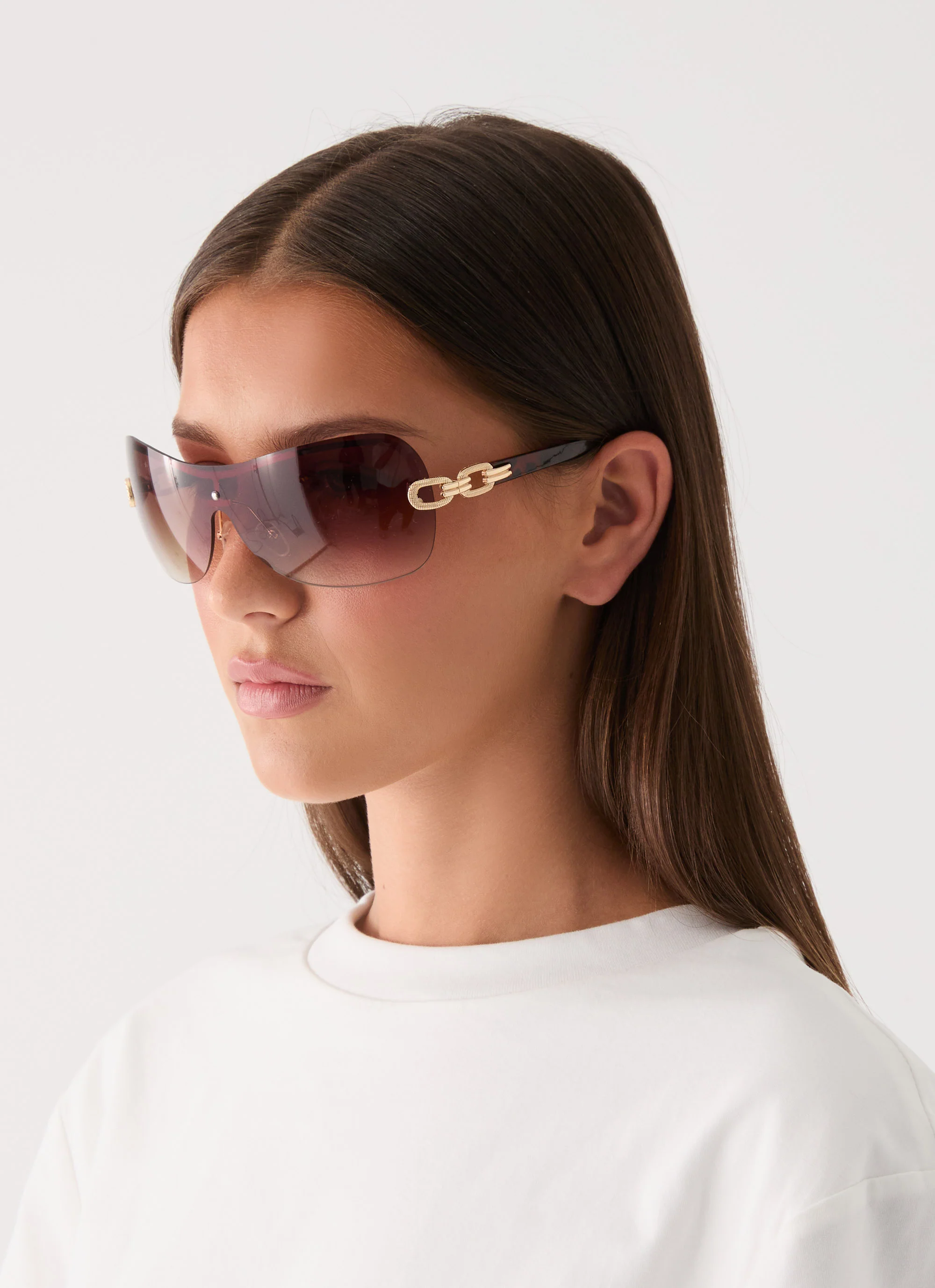 Smoked Amber Sunglasses - Brown - Image 5