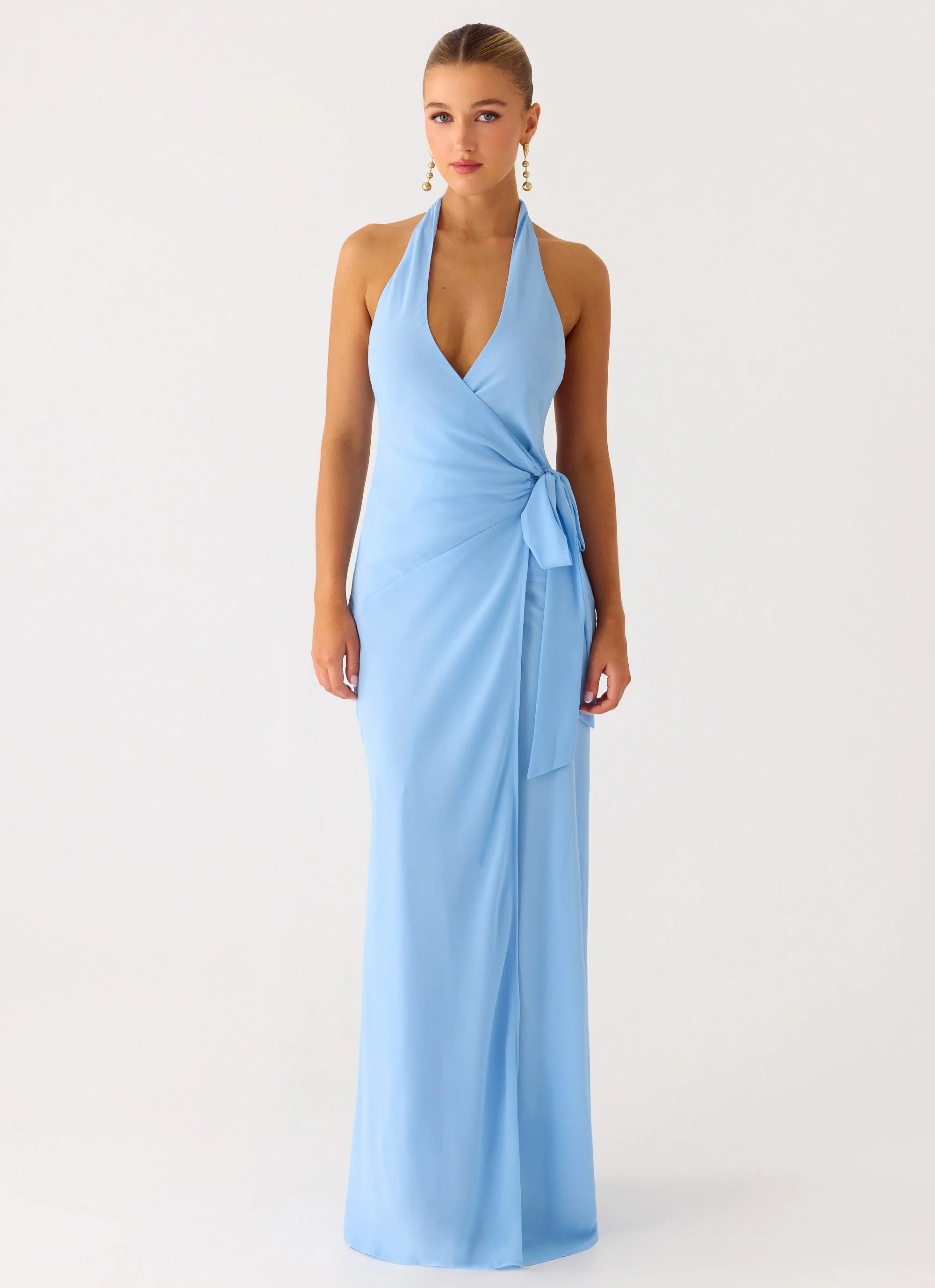 So Chic Maxi Dress - Periwinkle - Image 4