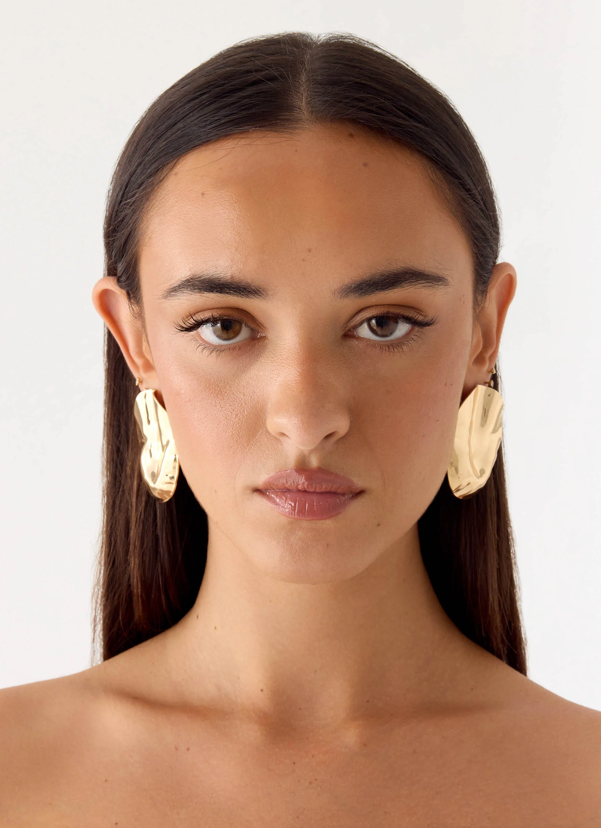 Soft Linger Earings - Gold - Image 3