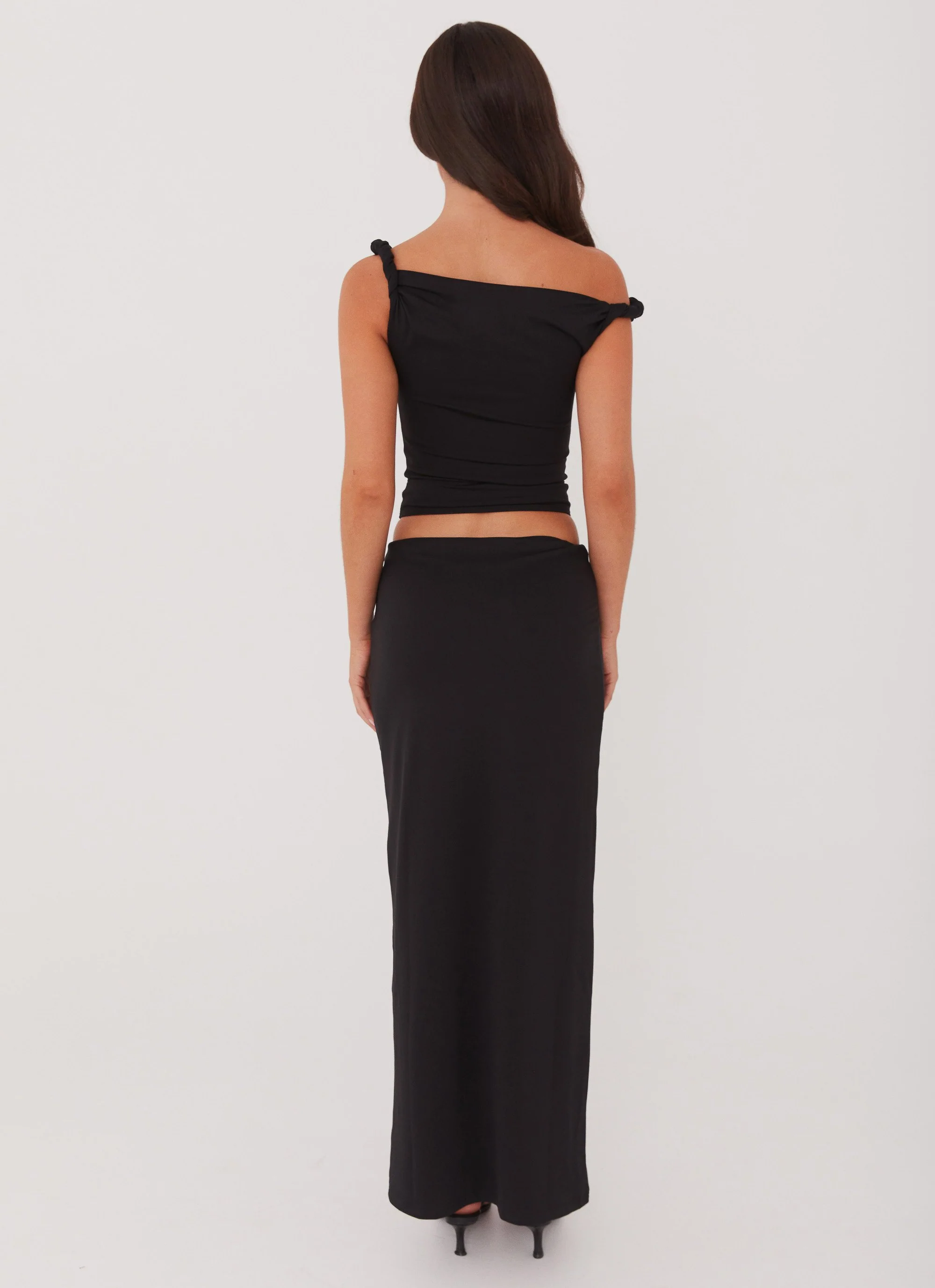 Solace Soul Maxi Skirt - Black - Image 4