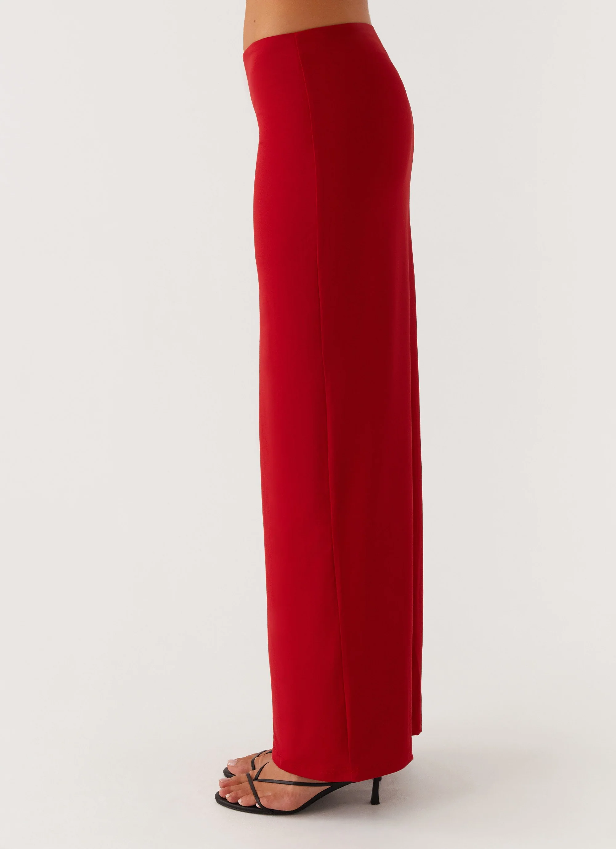 Solace Soul Maxi Skirt - Red - Image 4
