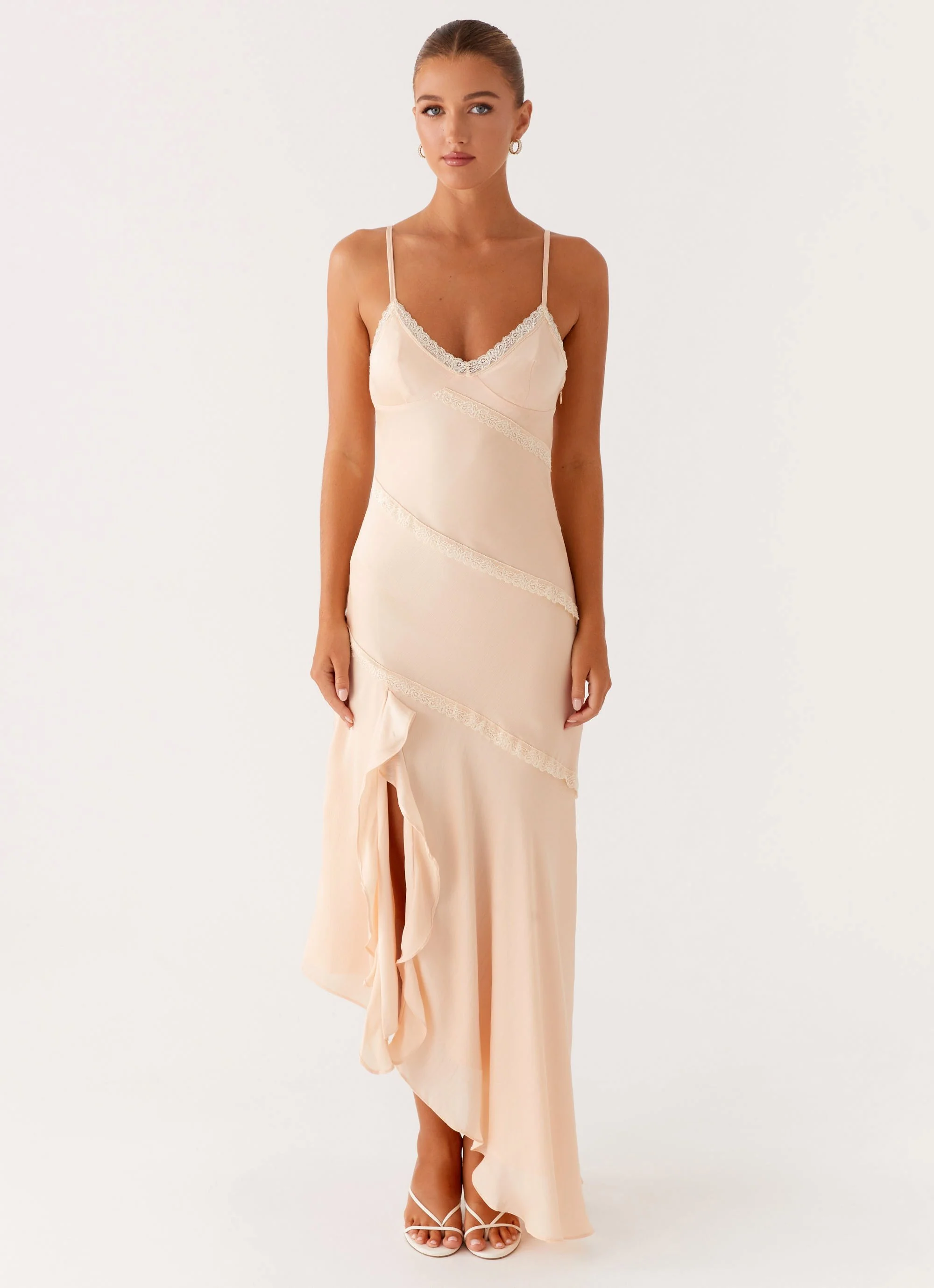 Solana Maxi Dress - Peach - Image 2