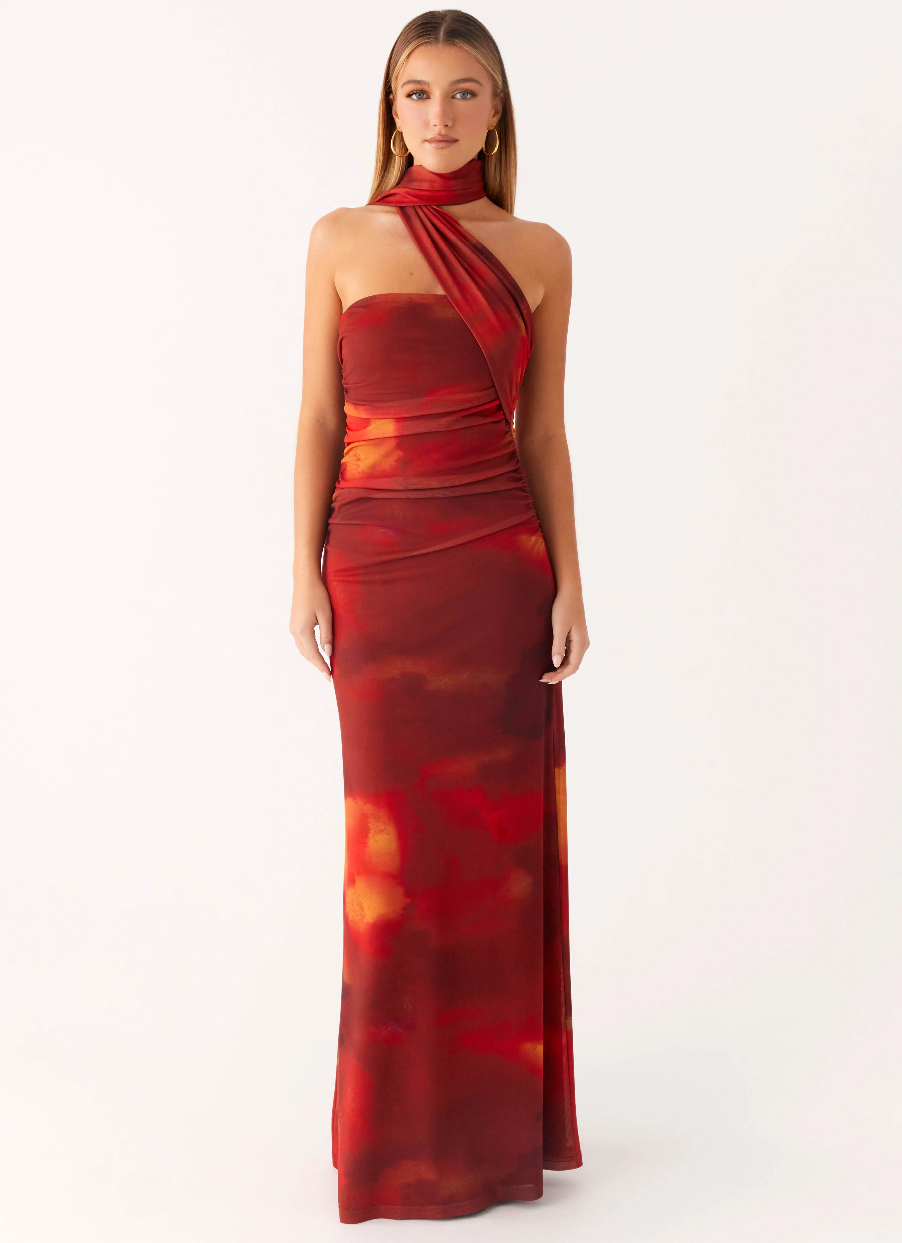 Songbird Maxi Dress - Scarlet Blur - Image 5