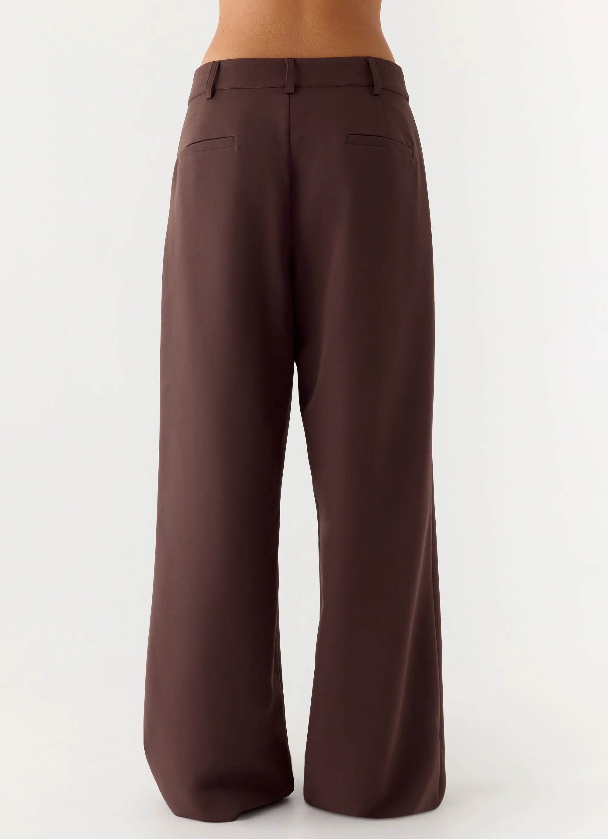 Sora Low Rise Pant - Dark Chocolate - Image 4