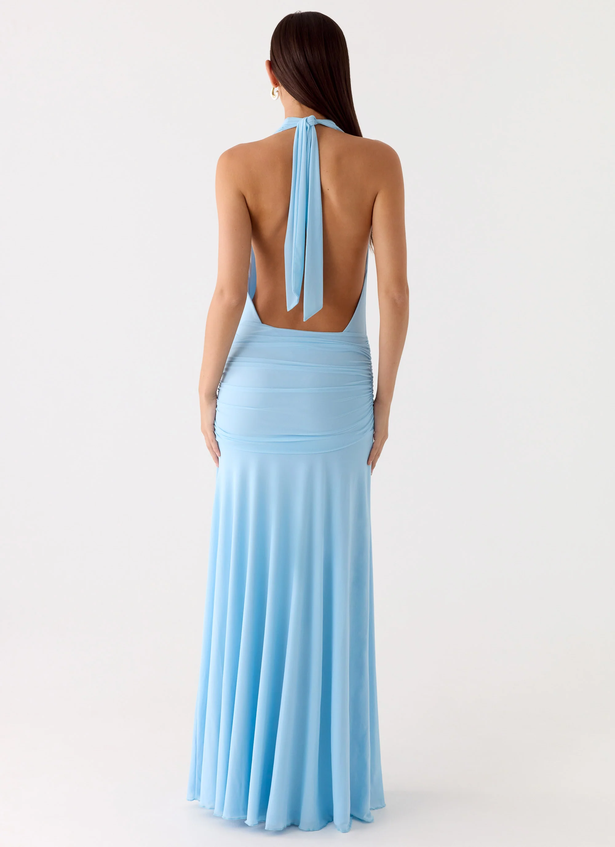Sorrento Sunsets Maxi Dress - Ice Blue - Image 4