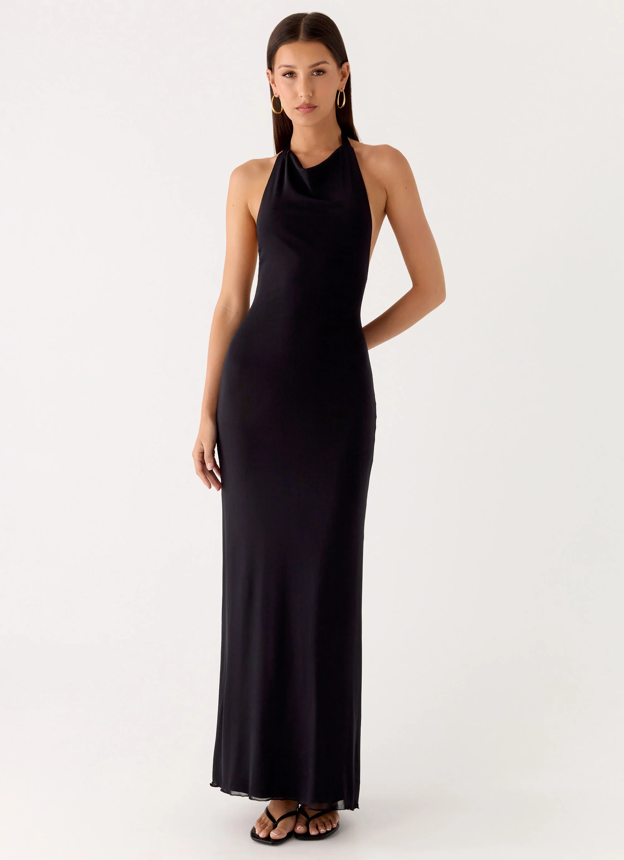 Starlight Maxi Dress - Black - Image 4
