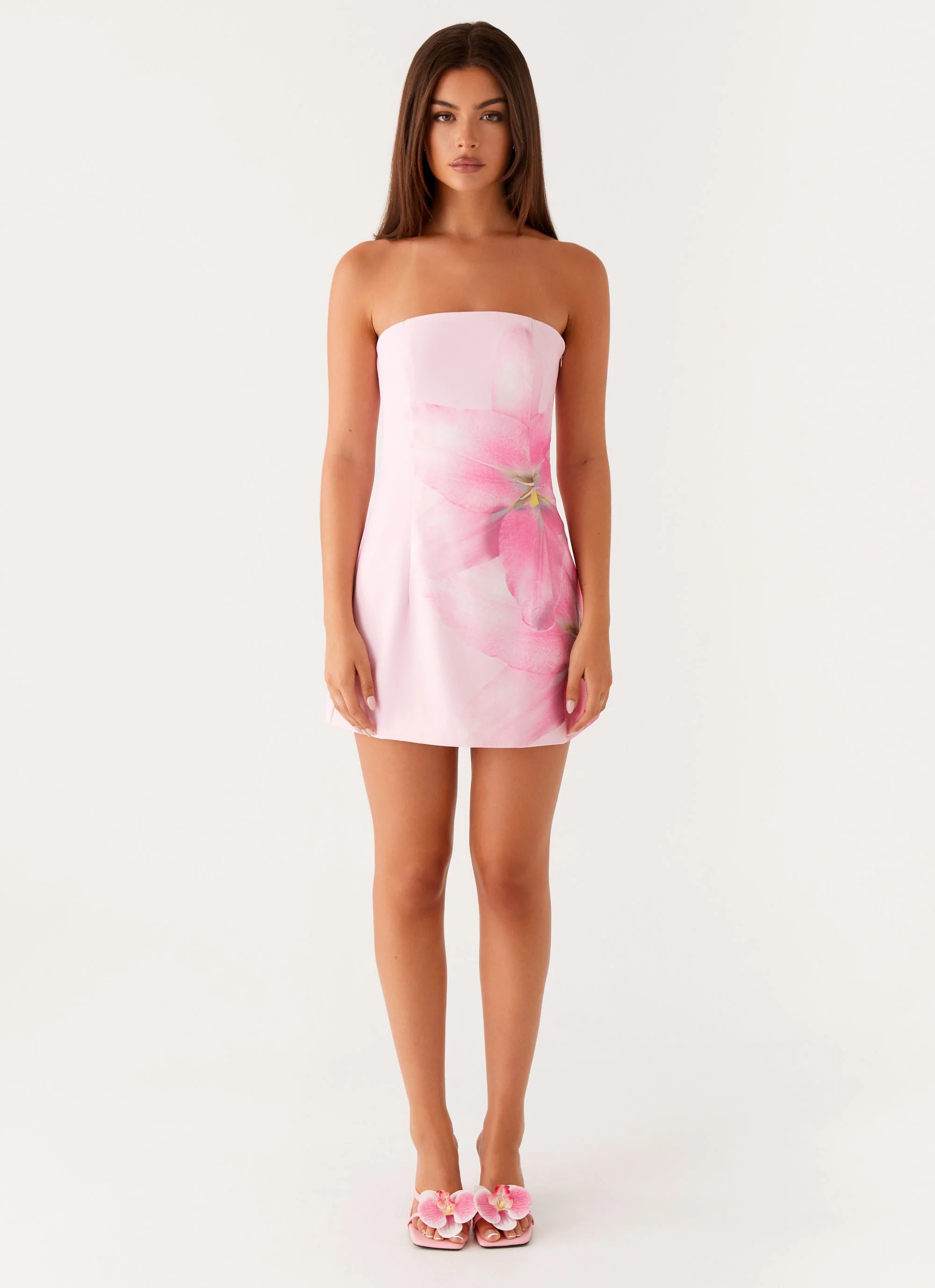 Sugar Rush Strapless Mini Dress - Pink - Image 2