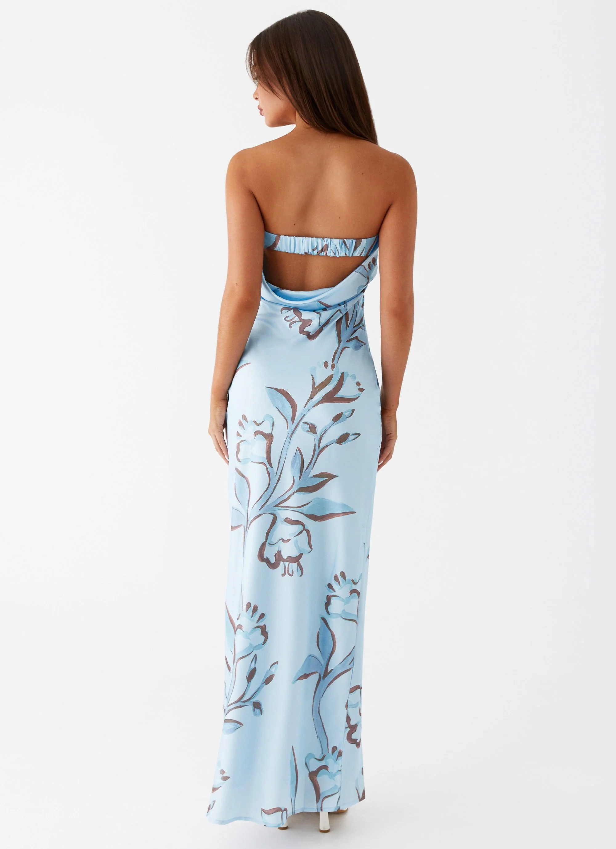 Summer Lover Maxi Dress - Blue Floral - Image 4