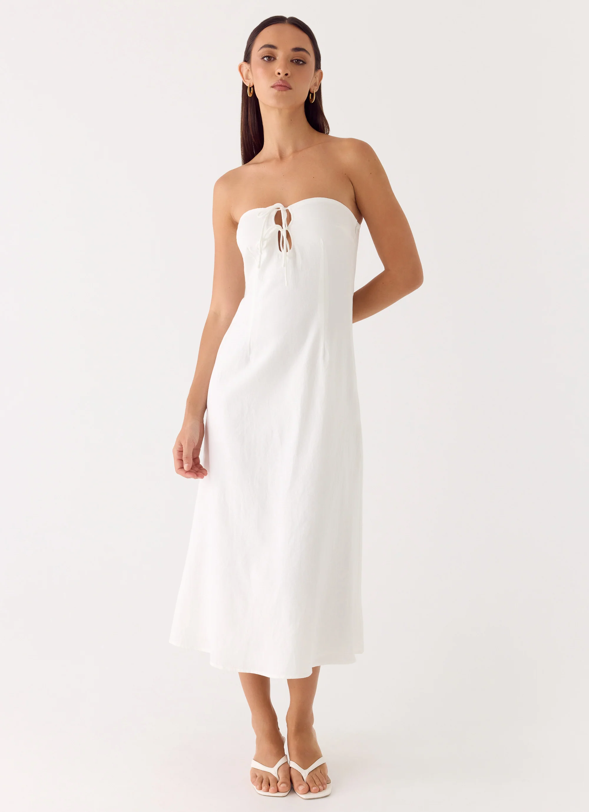Sun Searching Midi Dress - White - Image 4