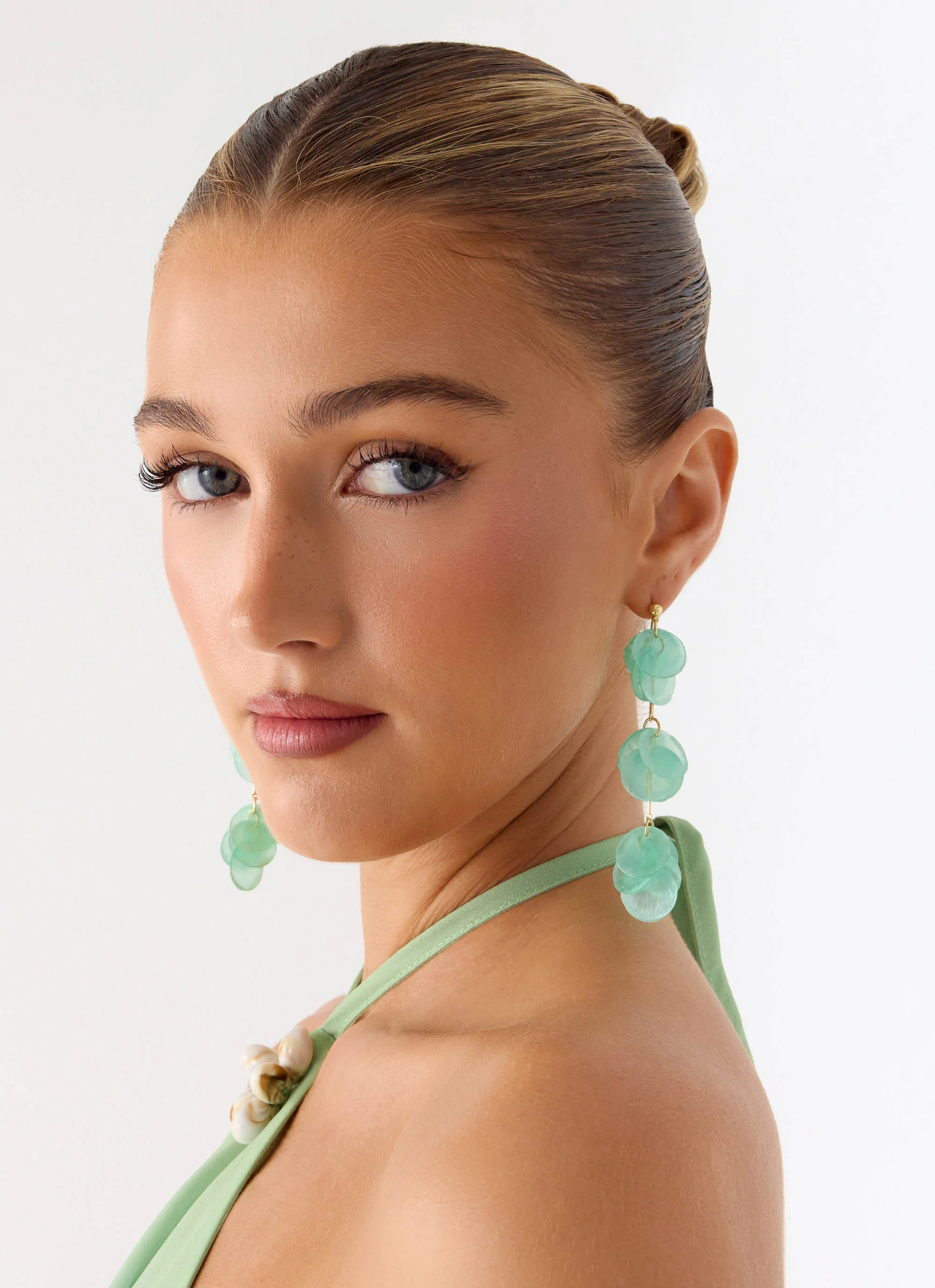 Sunseeker Earrings - Turquoise - Image 3