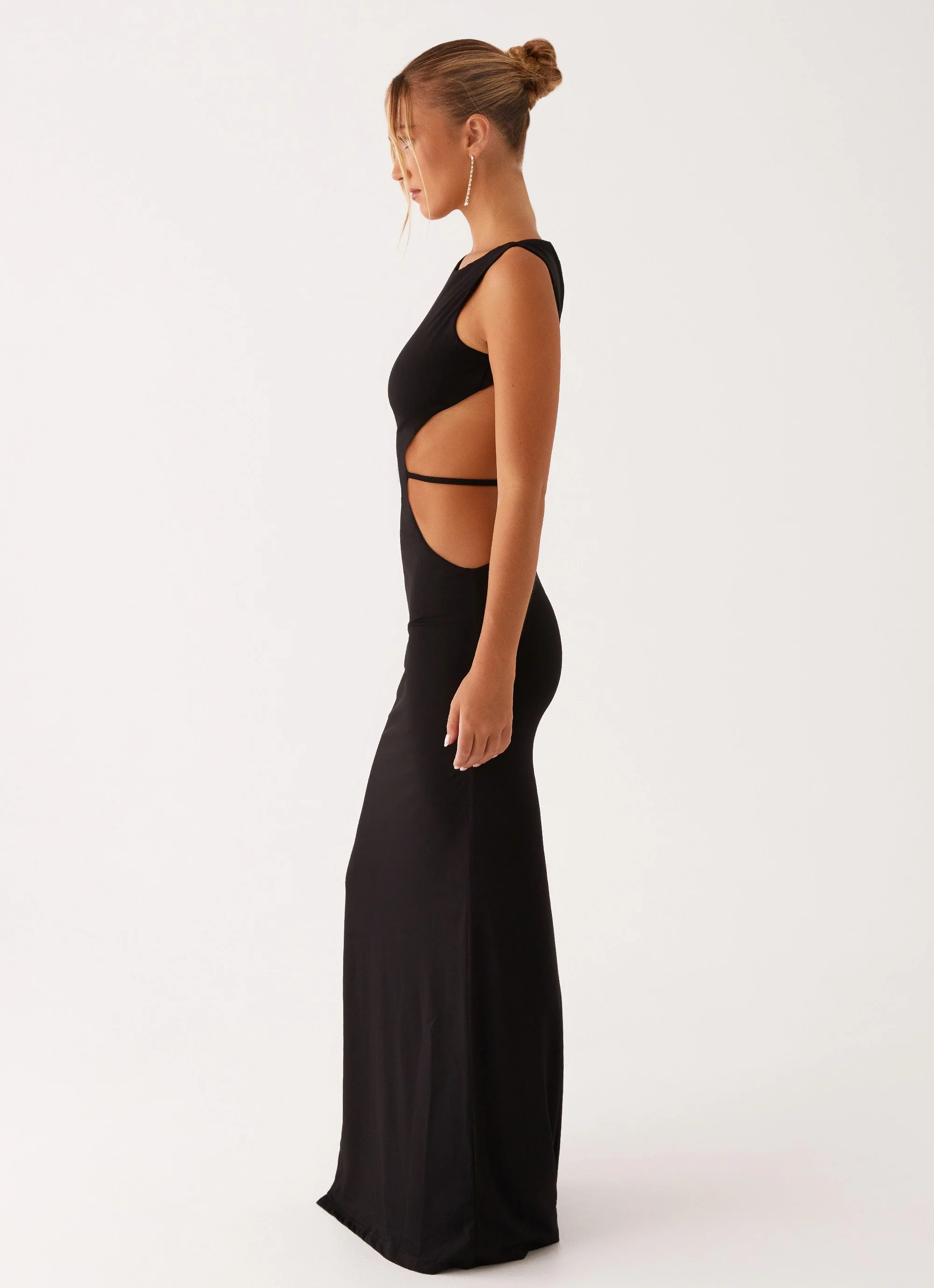 Sutton Maxi Dress - Black - Image 3