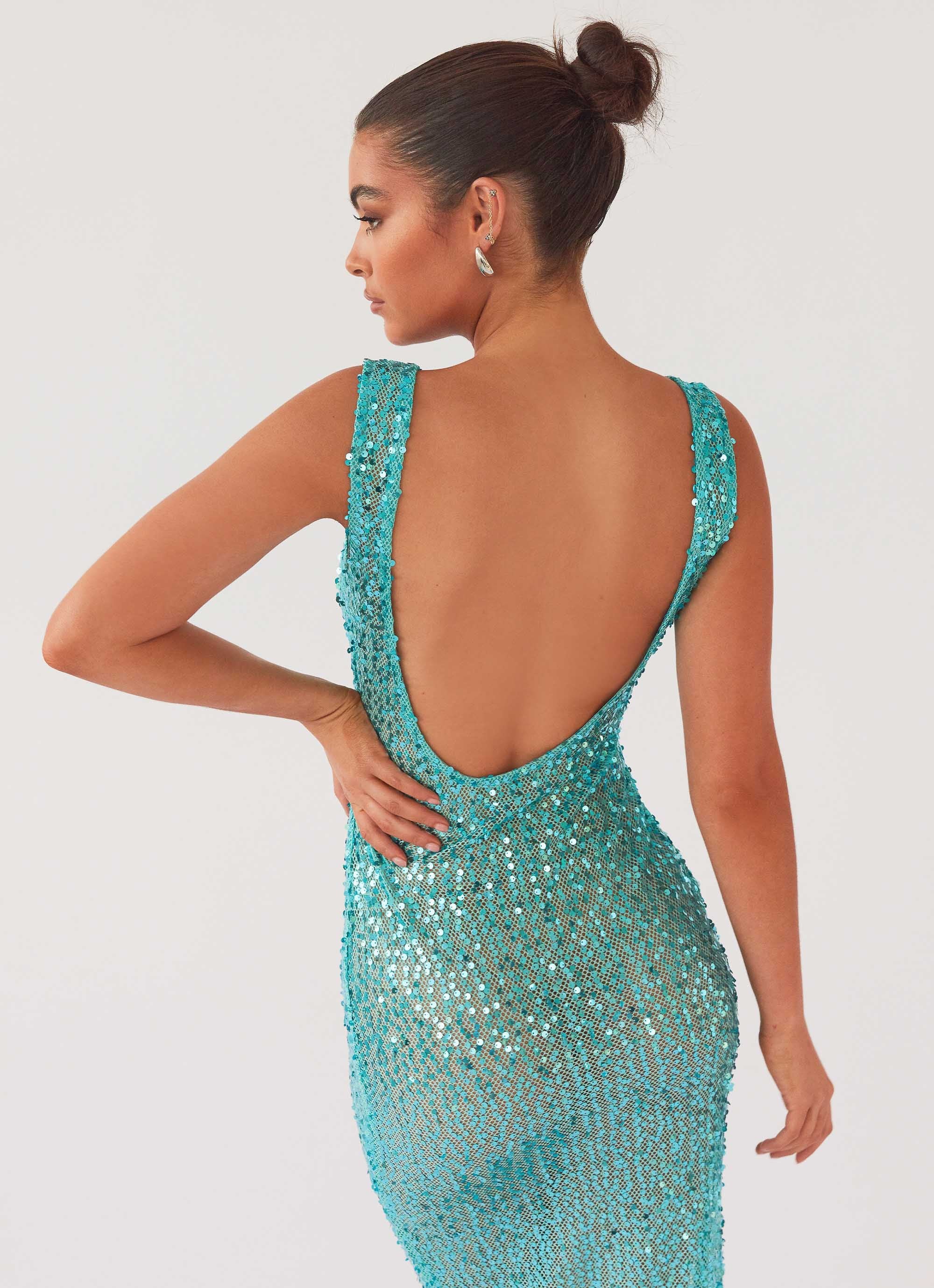 Sweet Essence Maxi Dress - Crystal - Image 3