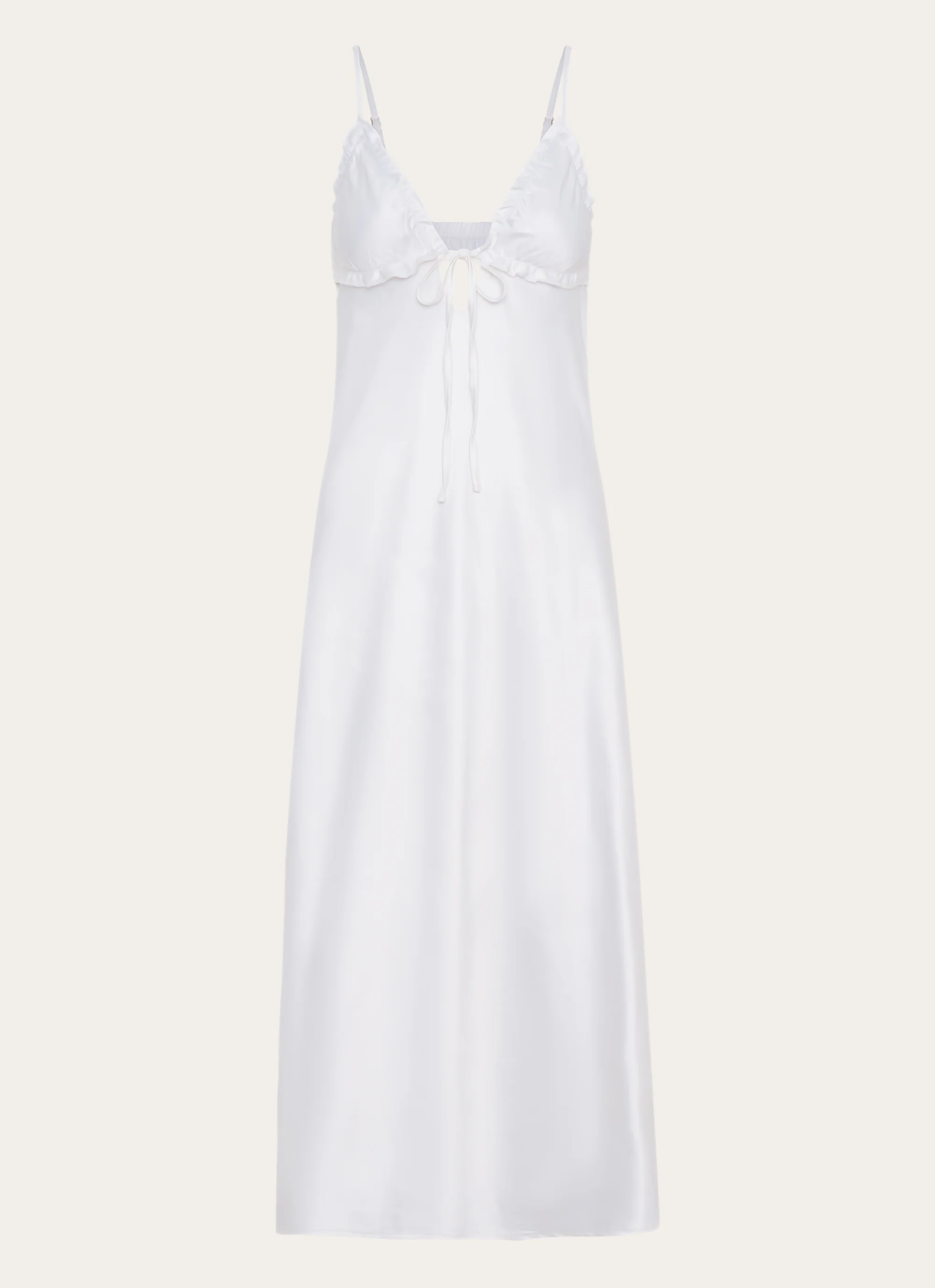 Take Note Midi Dress - White - Image 2