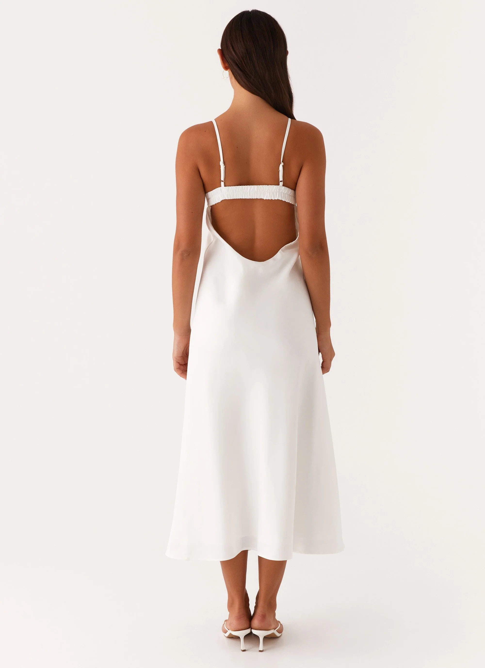 Take Note Midi Dress - White - Image 5