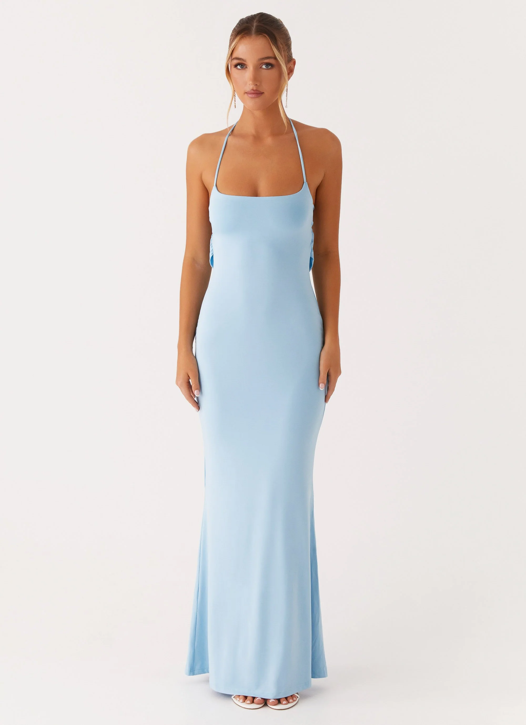 Talk About Us Maxi Dress - Blue - Image 3