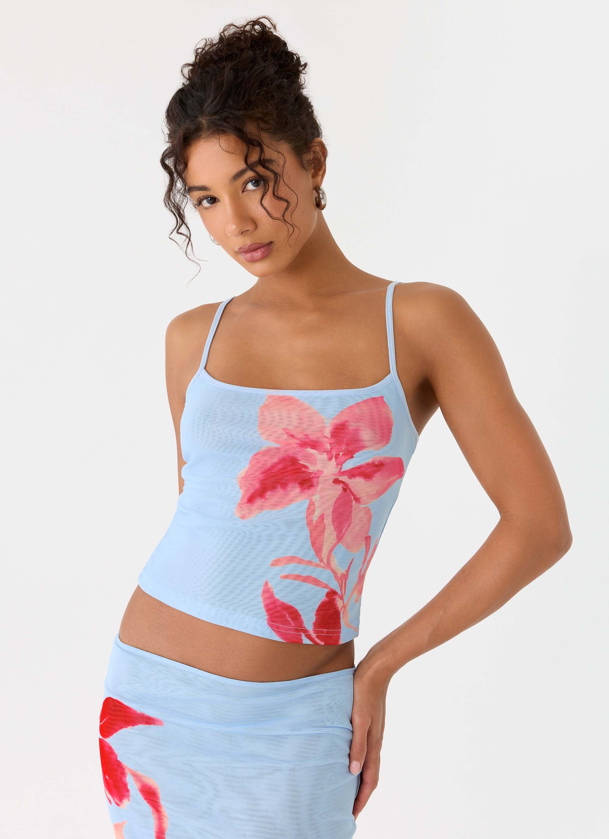 Tamia Cami Top - Blue Petal - Image 6