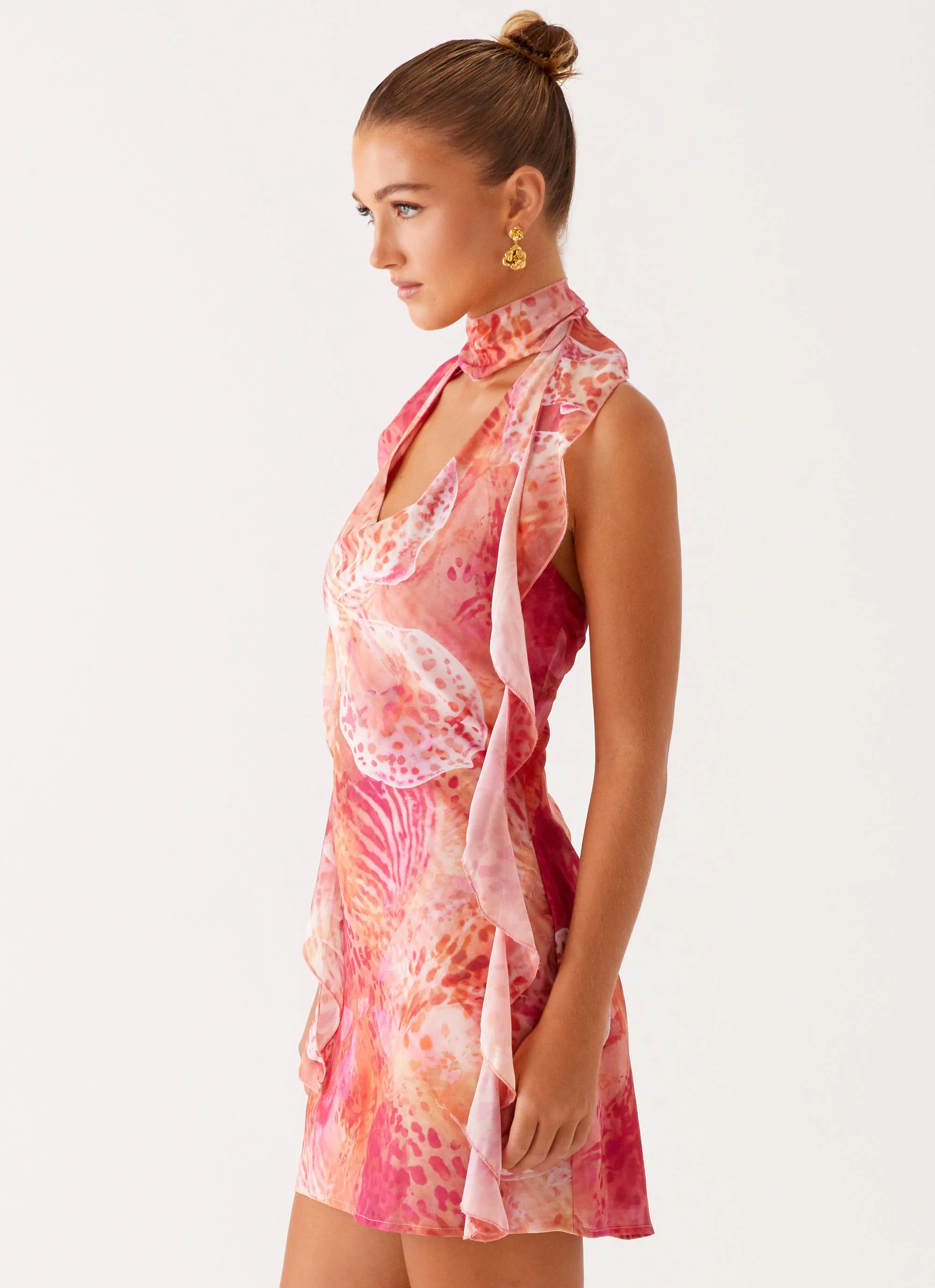 Tanner Mini Dress - Flamingo Fling - Image 3