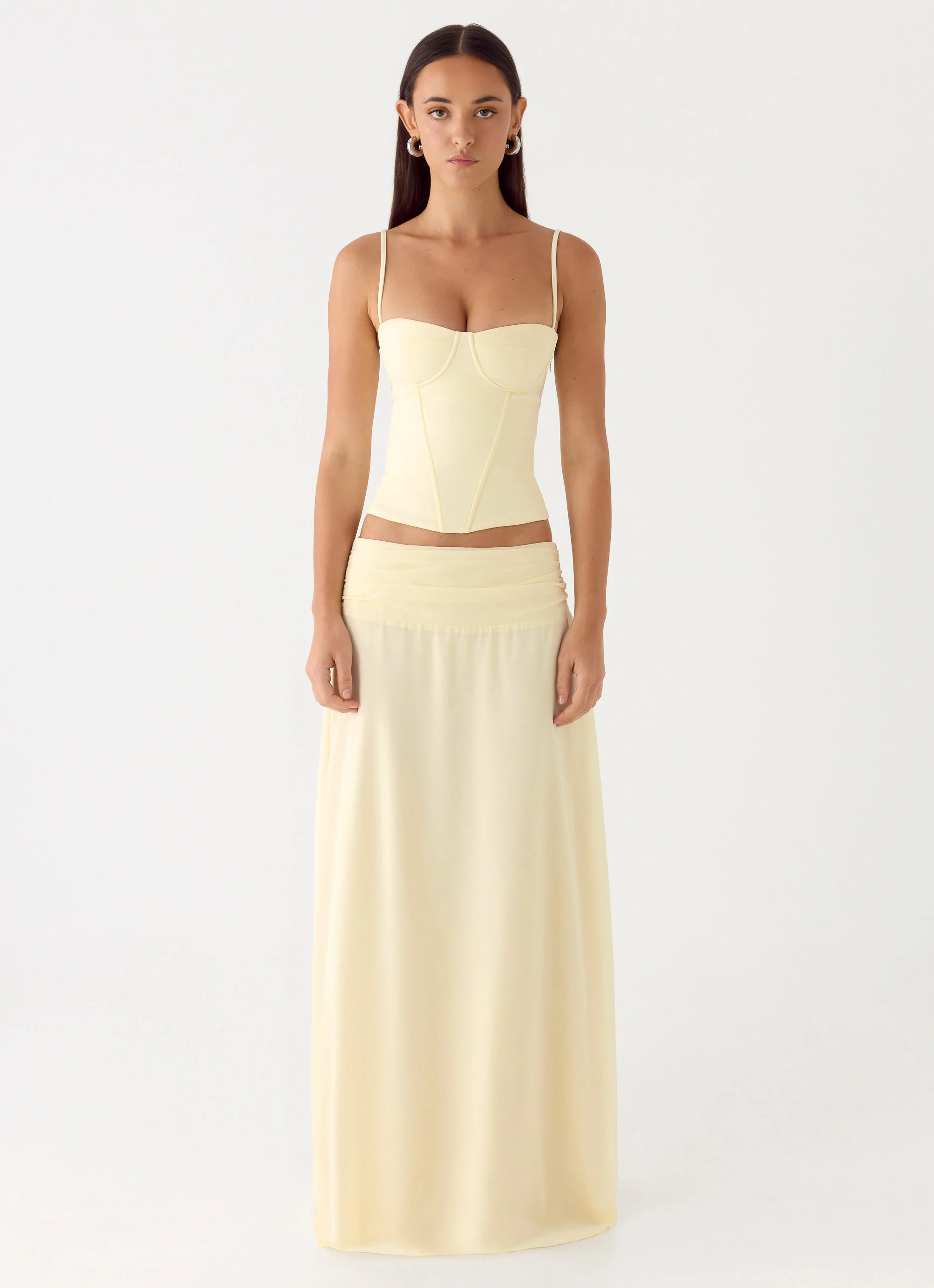 Tayana Corset Top - Yellow - Image 4