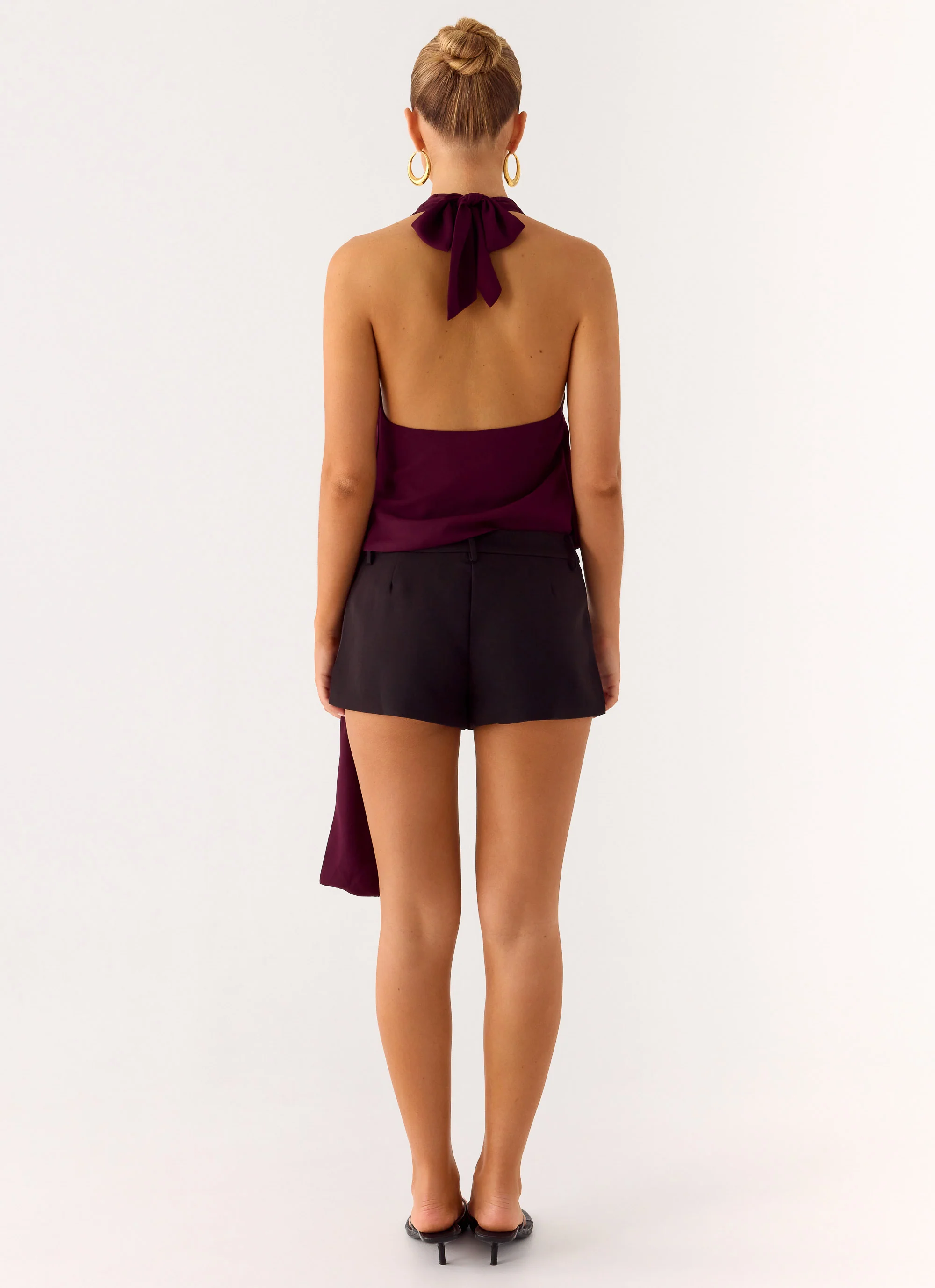 Teaha Wrap Top - Plum - Image 4