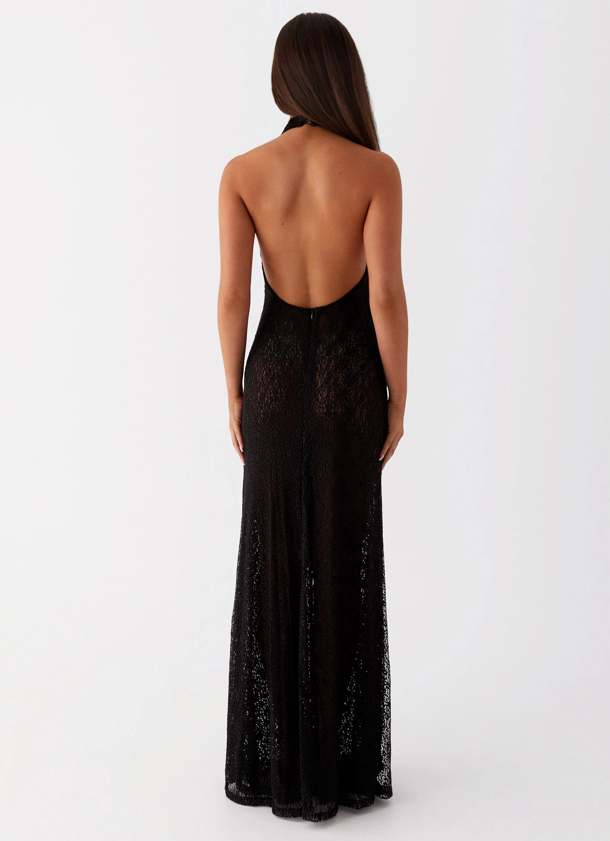 Tempest Cowl Neck Maxi Dress - Black - Image 4