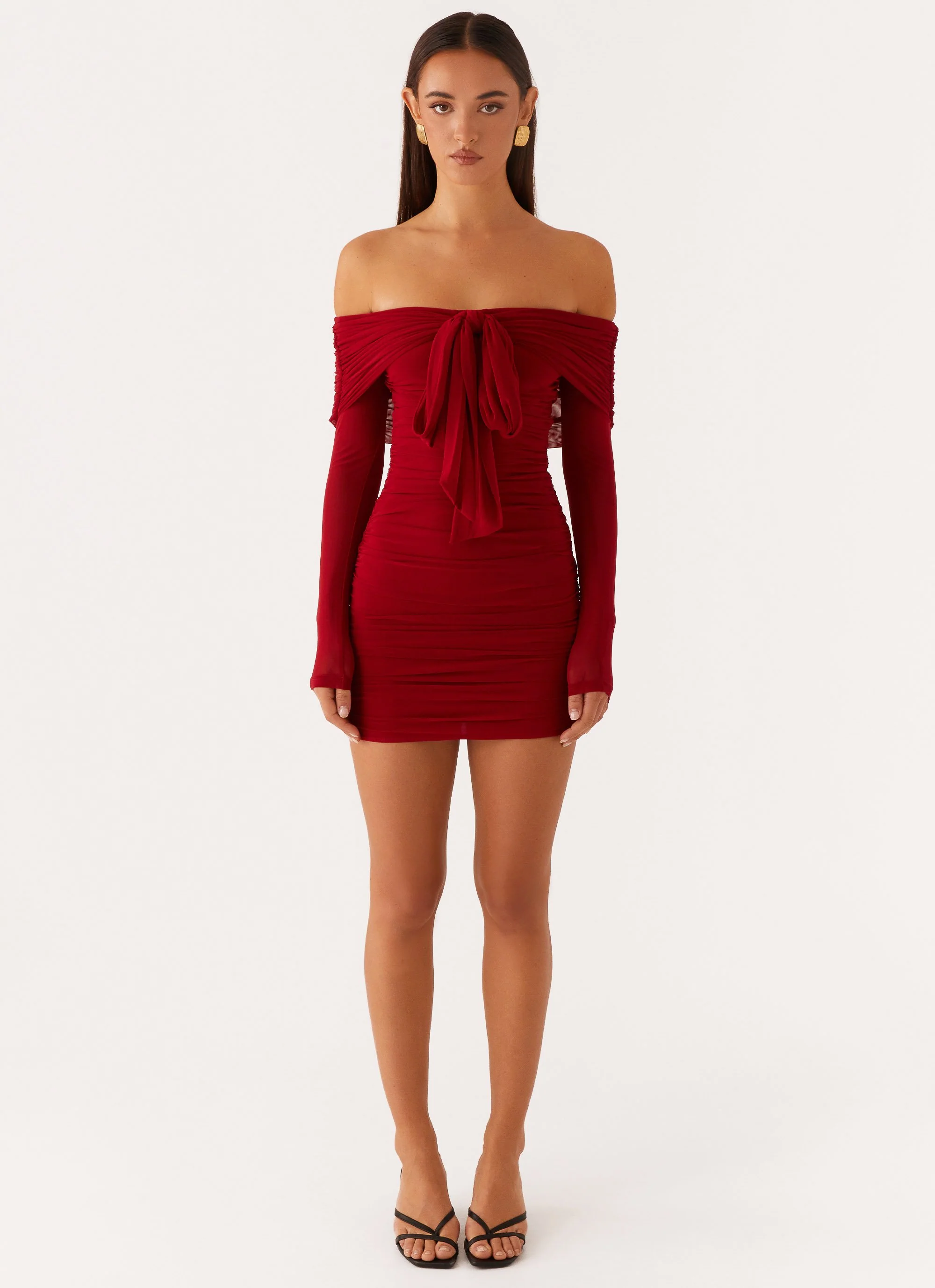Temptation Mini Dress - Red - Image 2