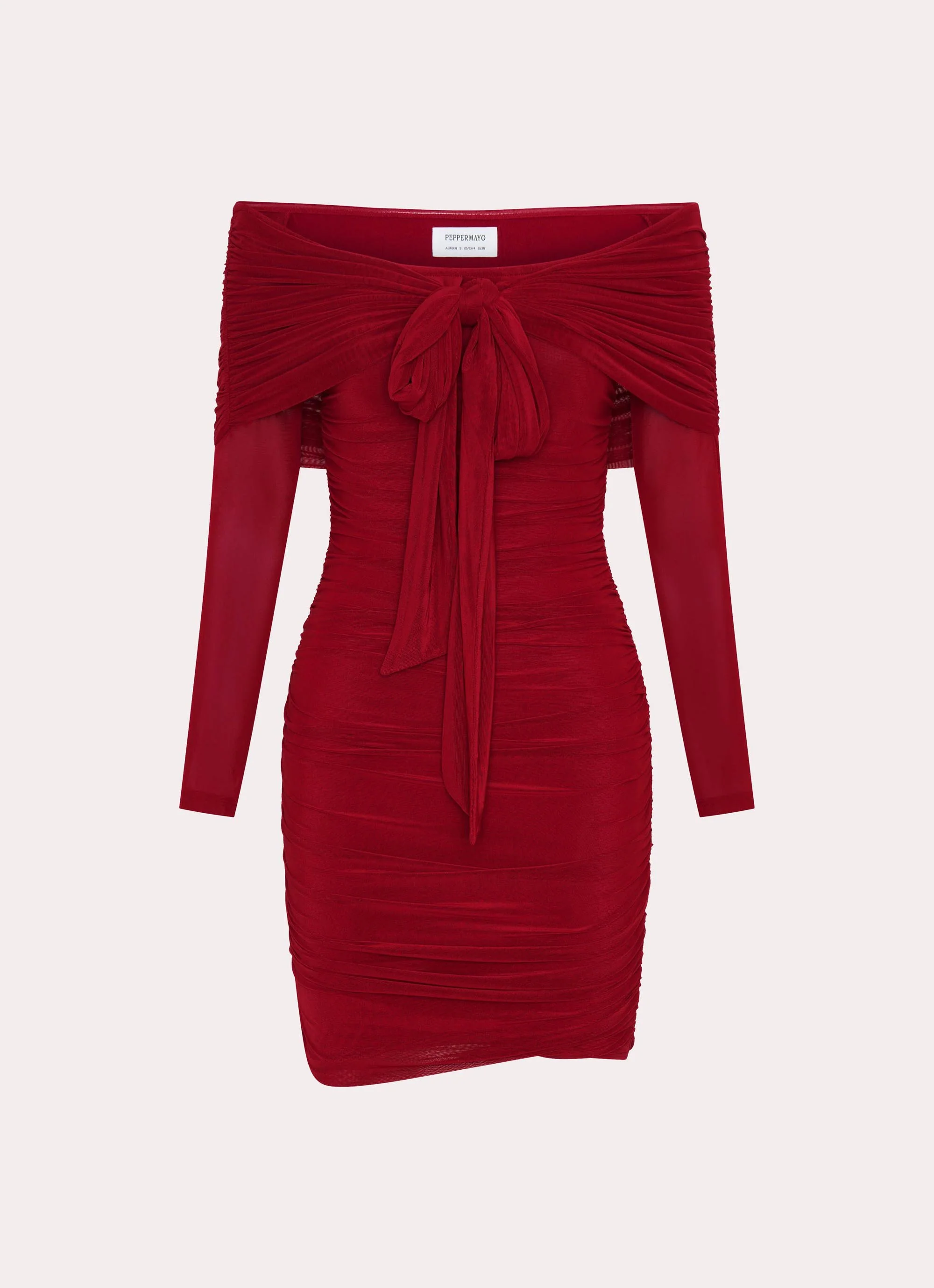 Temptation Mini Dress - Red - Image 6