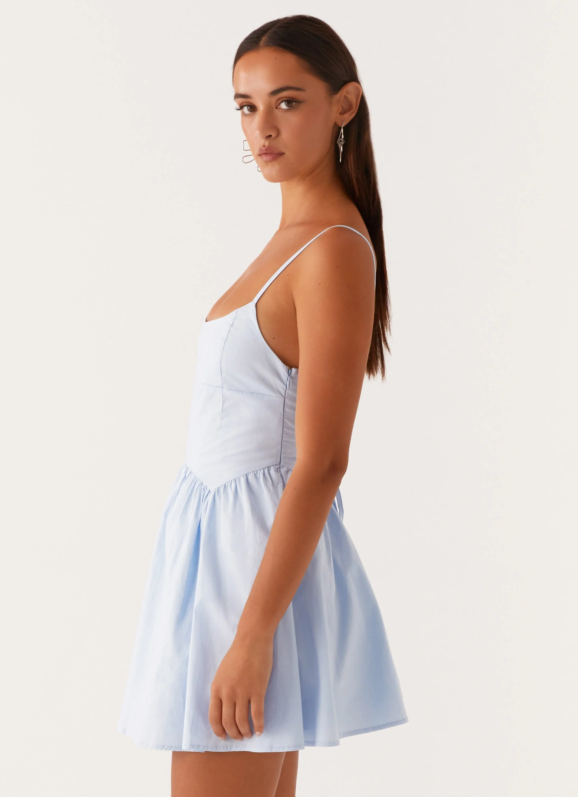 Tesoro Mio Mini Dress - Baby Blue - Image 4