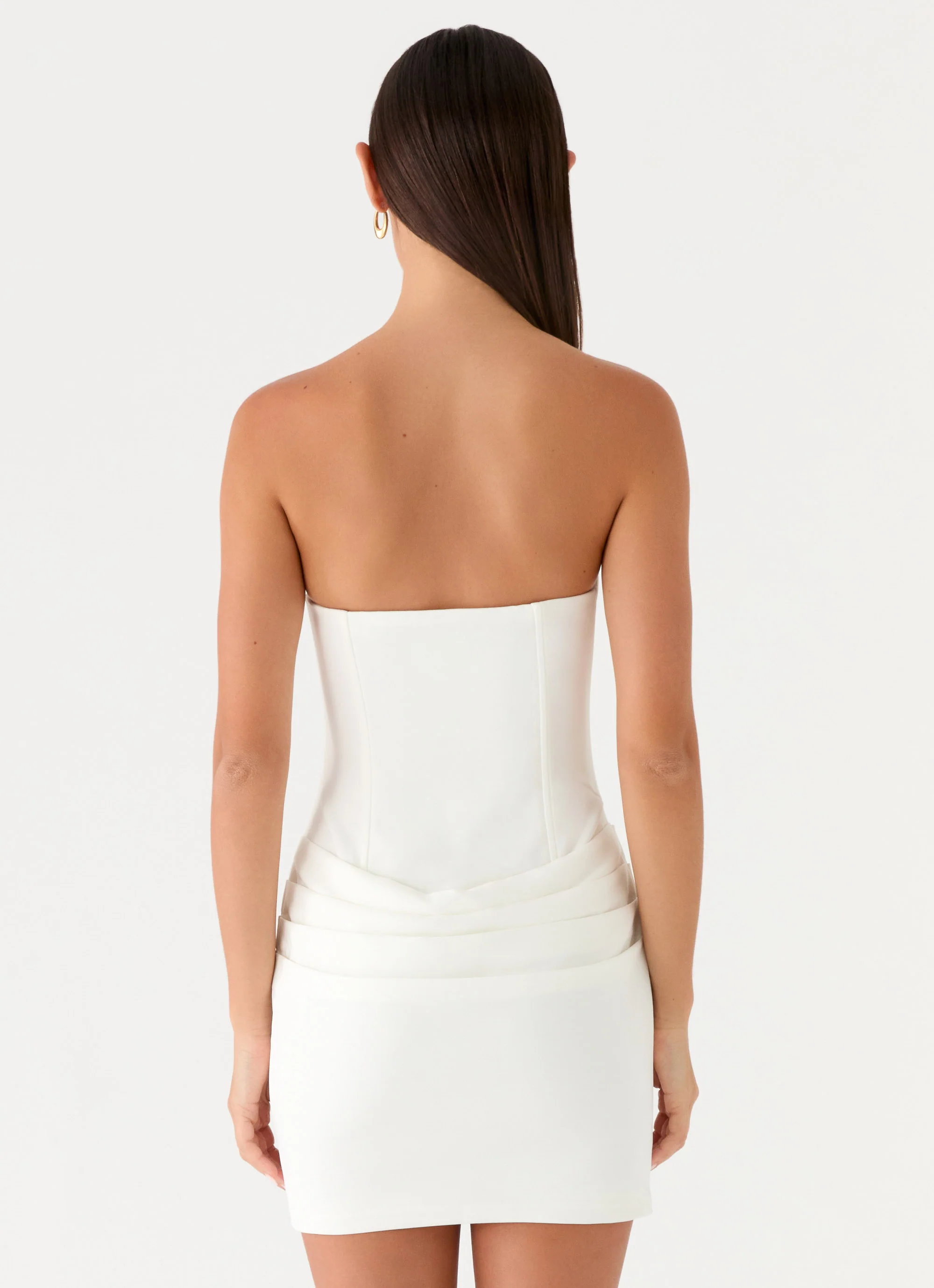 Thalina Mini Dress - White - Image 4