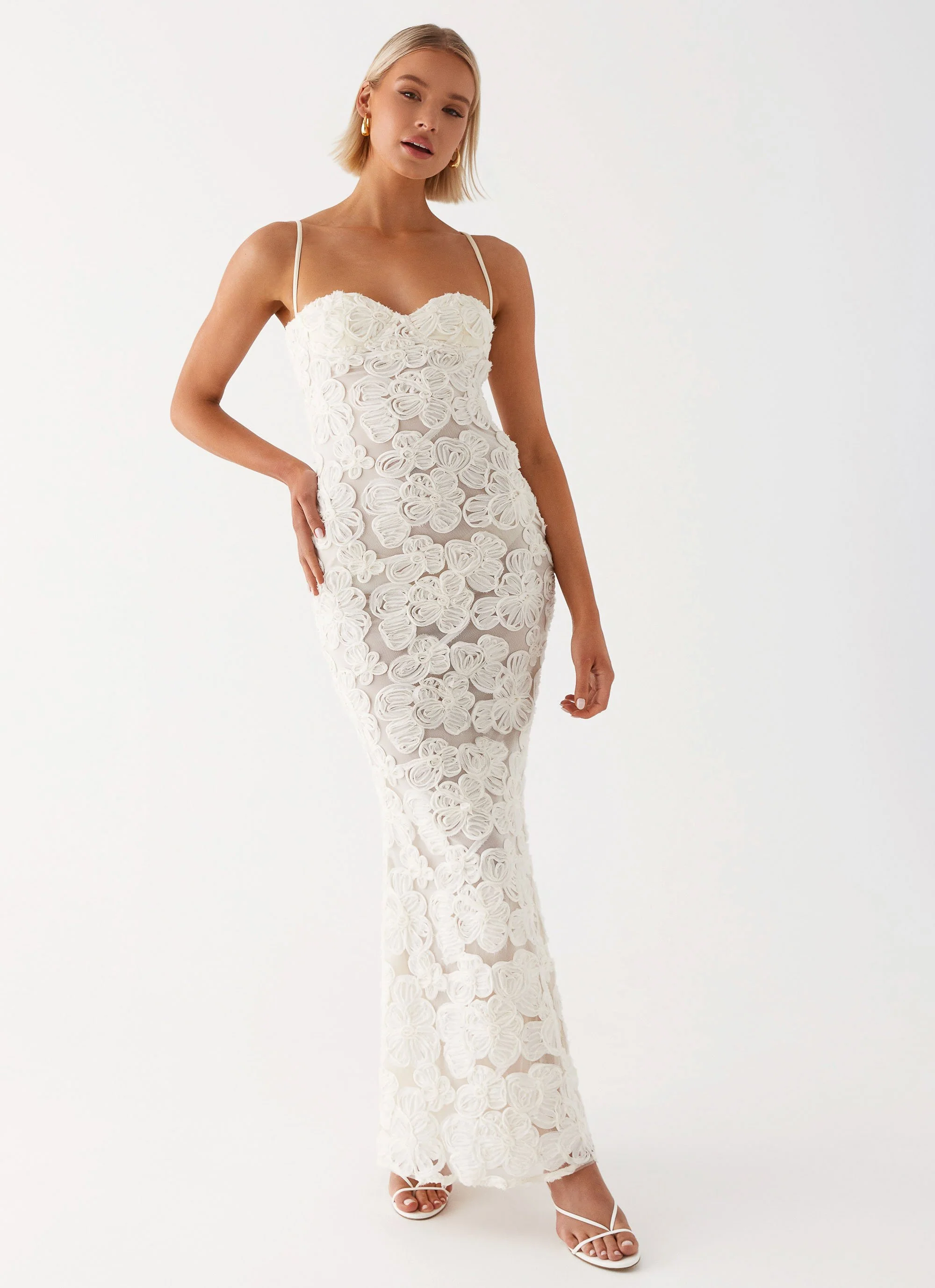 That Girl Maxi Dress - Ivory - Image 3