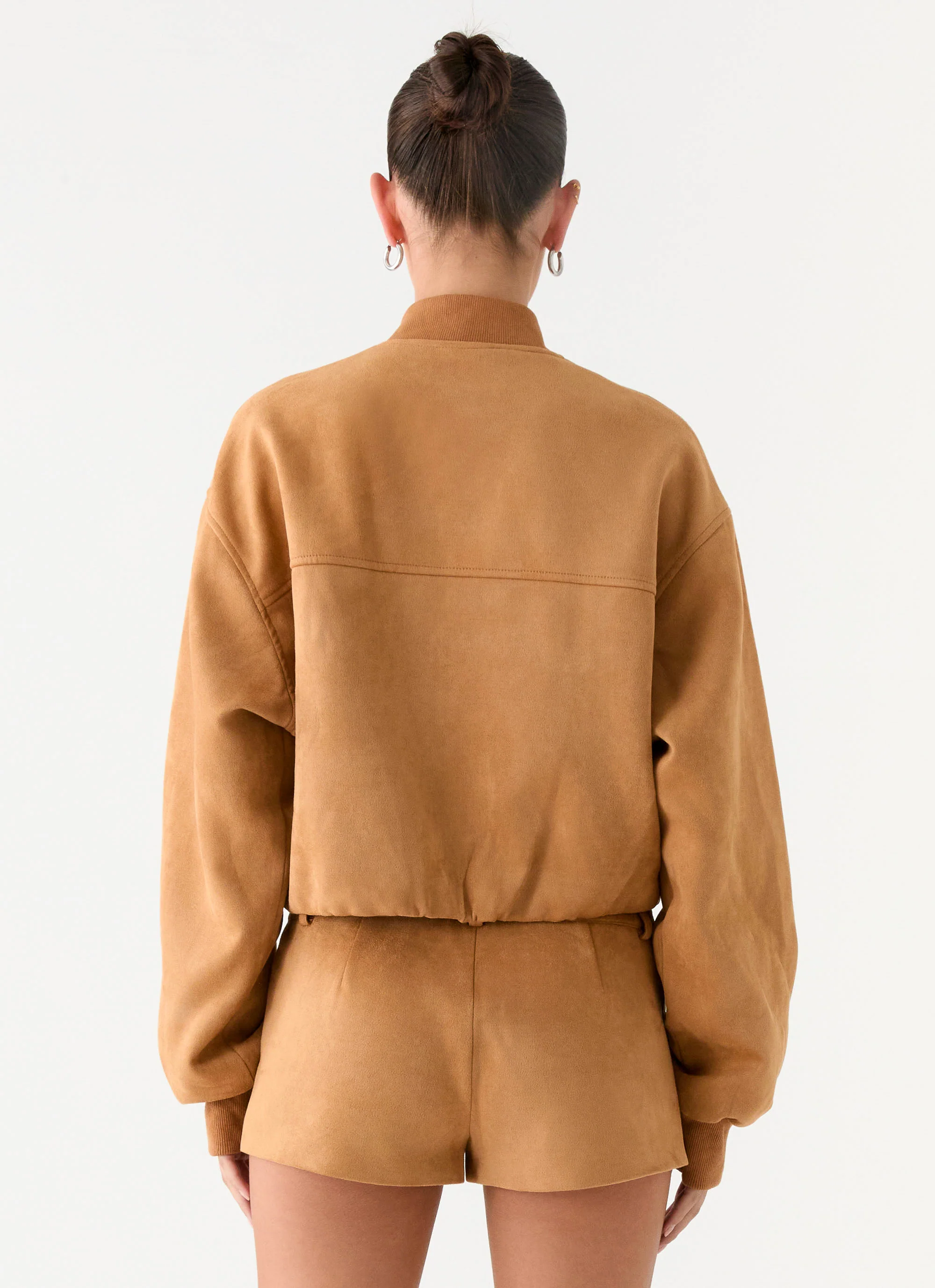 Thats Chill Bomber Jacket - Brown - Image 3