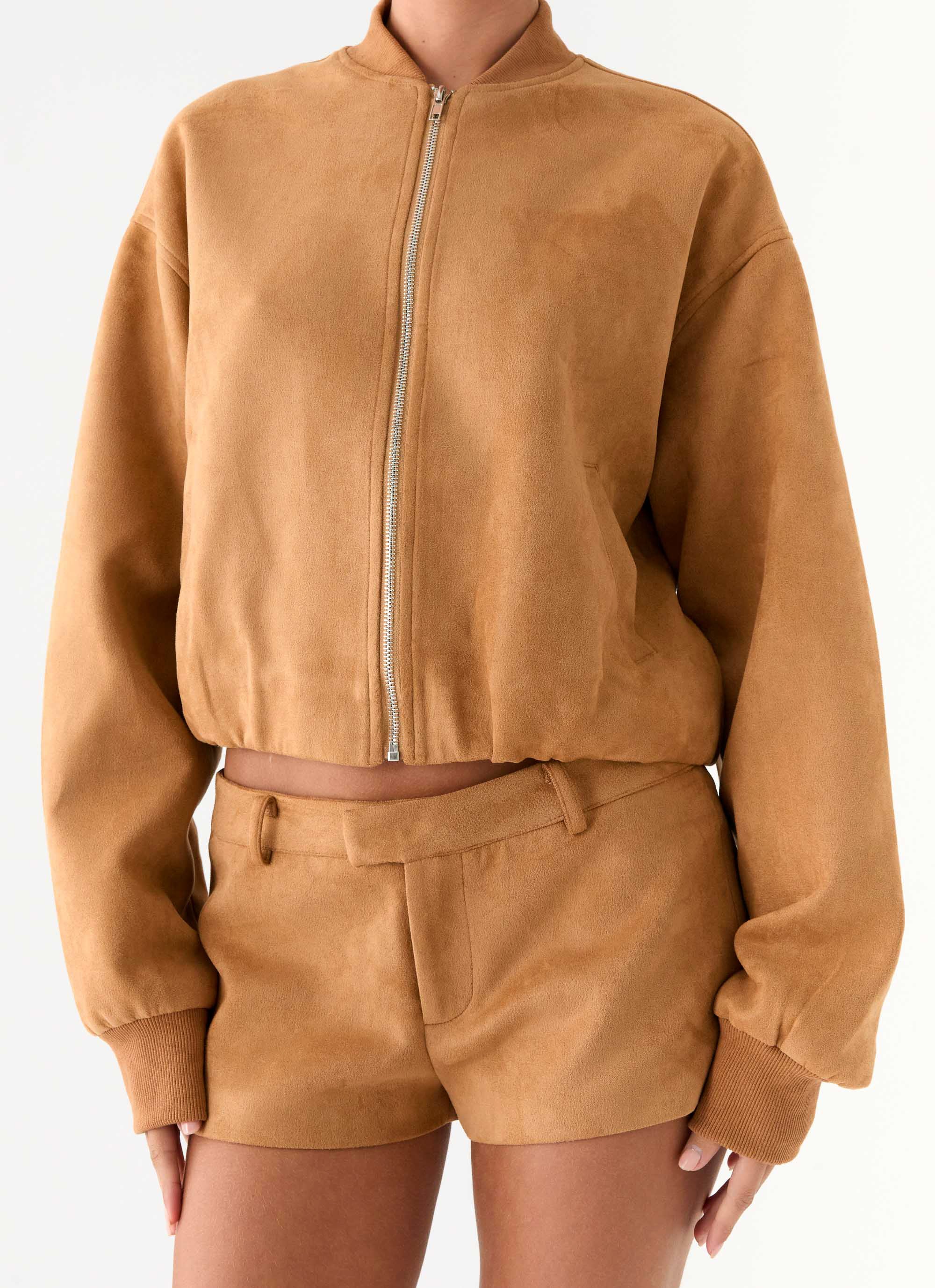 Thats Chill Bomber Jacket - Brown - Image 6