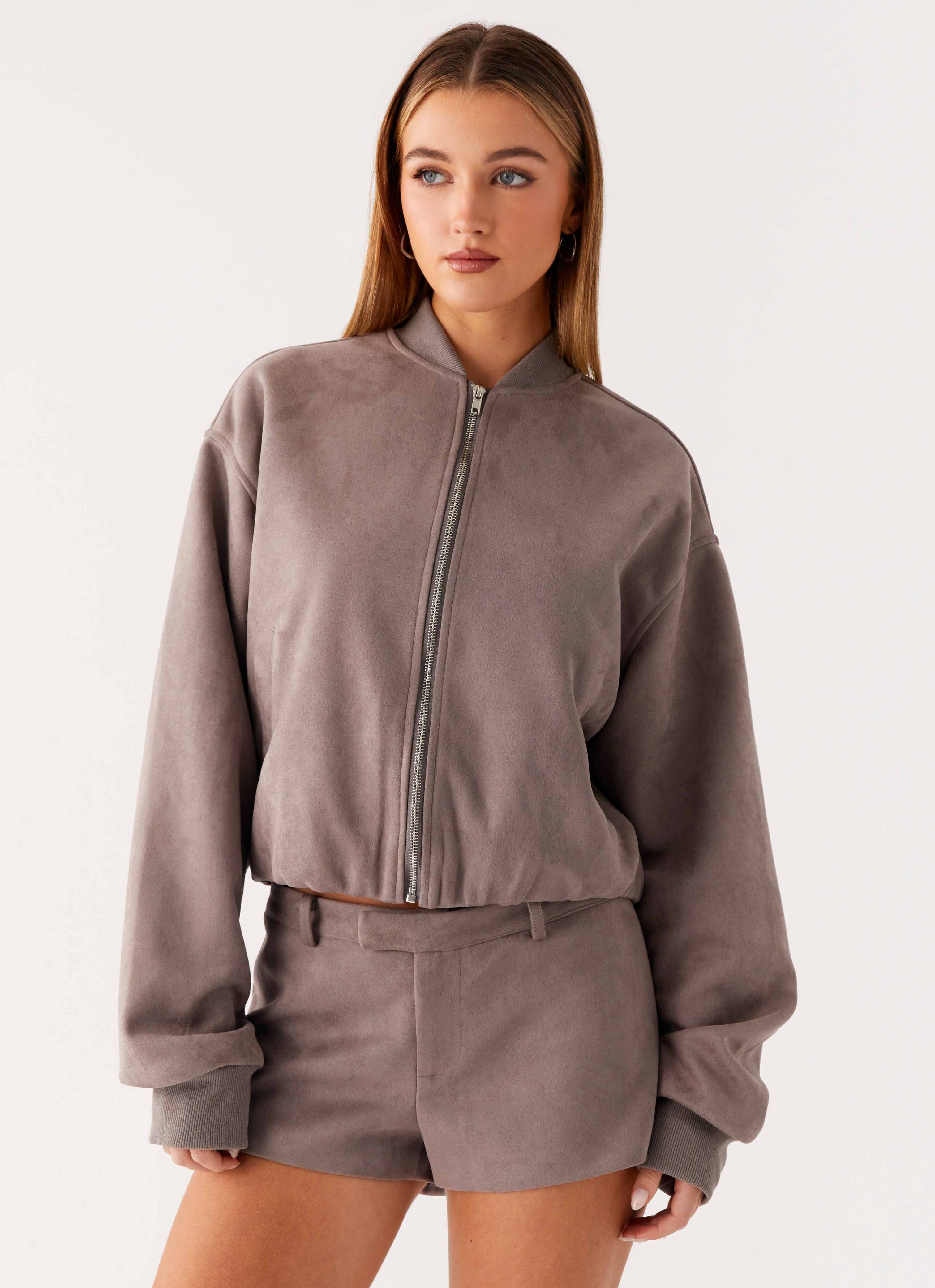 Thats Chill Mini Shorts - Grey - Image 6