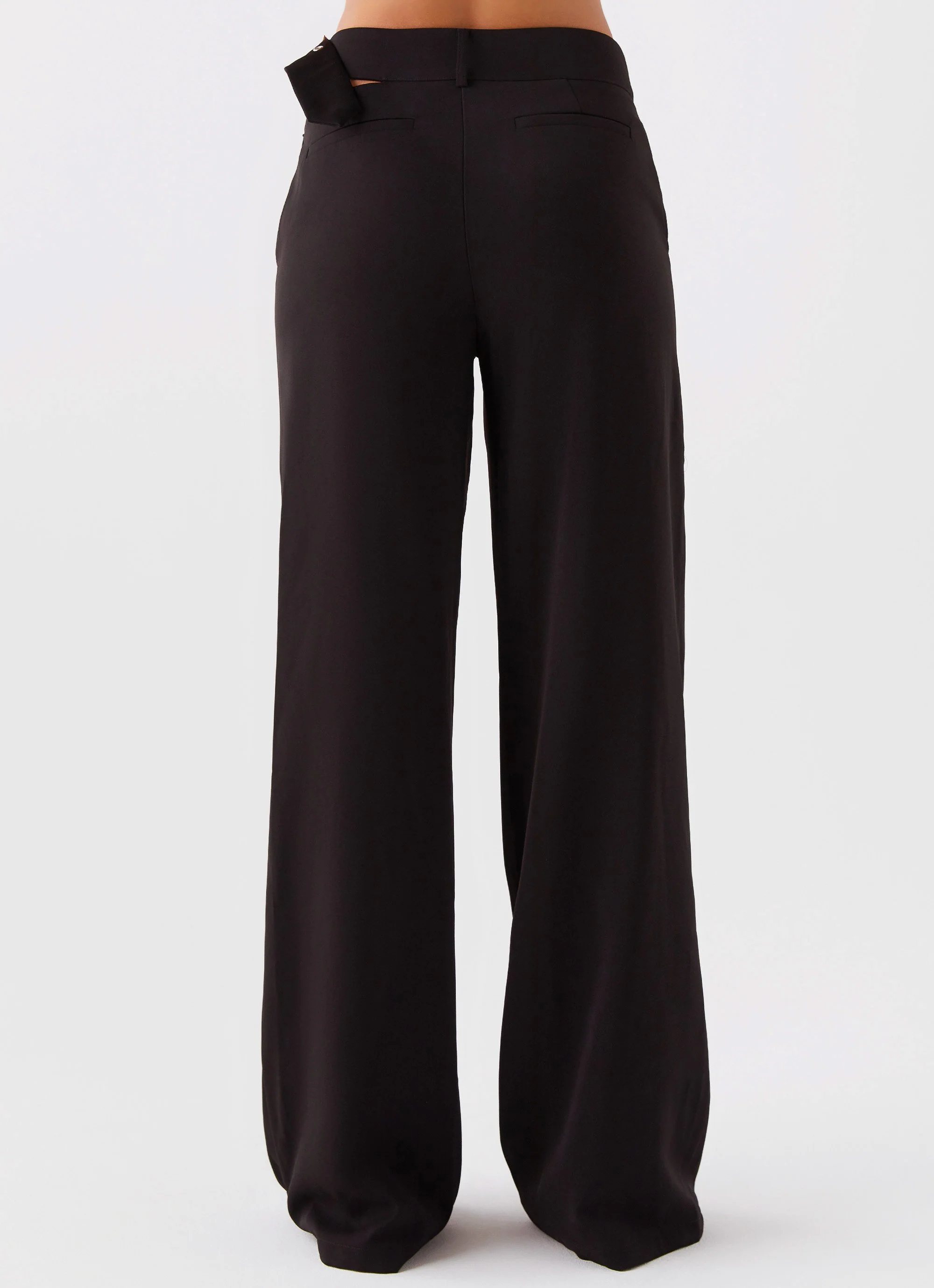 The After Party Cut Out Belt Pants - Black - Image 5