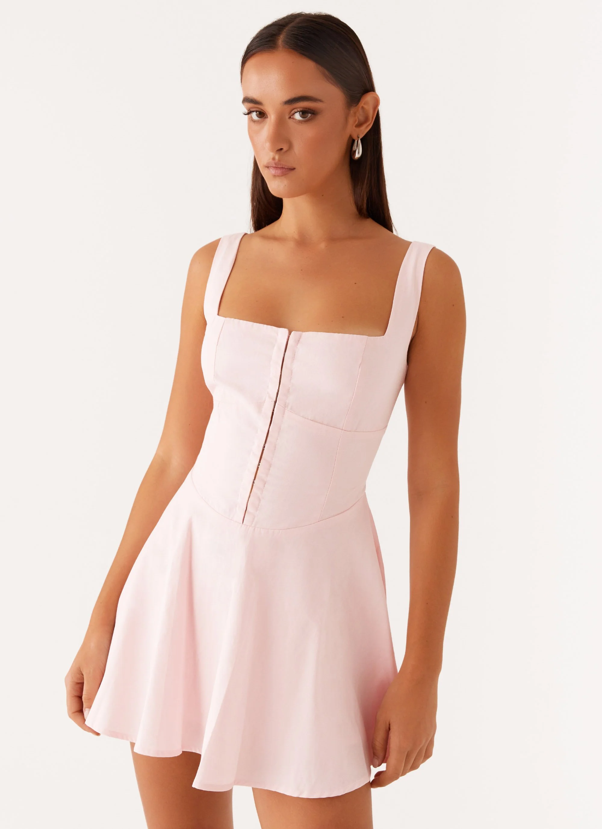 The Isle Mini Dress - Pink