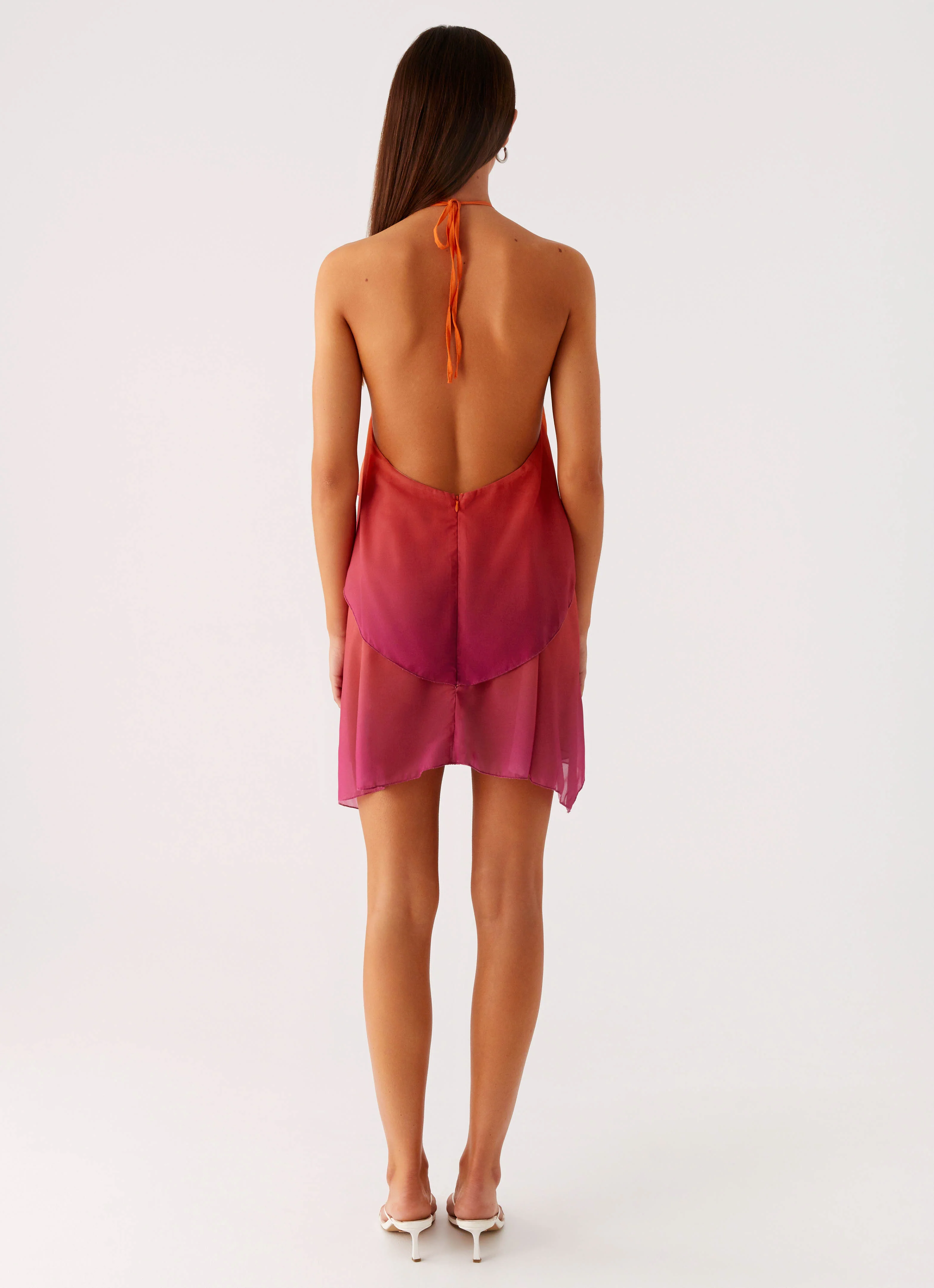 Twin Flame Mini Dress - Orange Gradient - Image 4