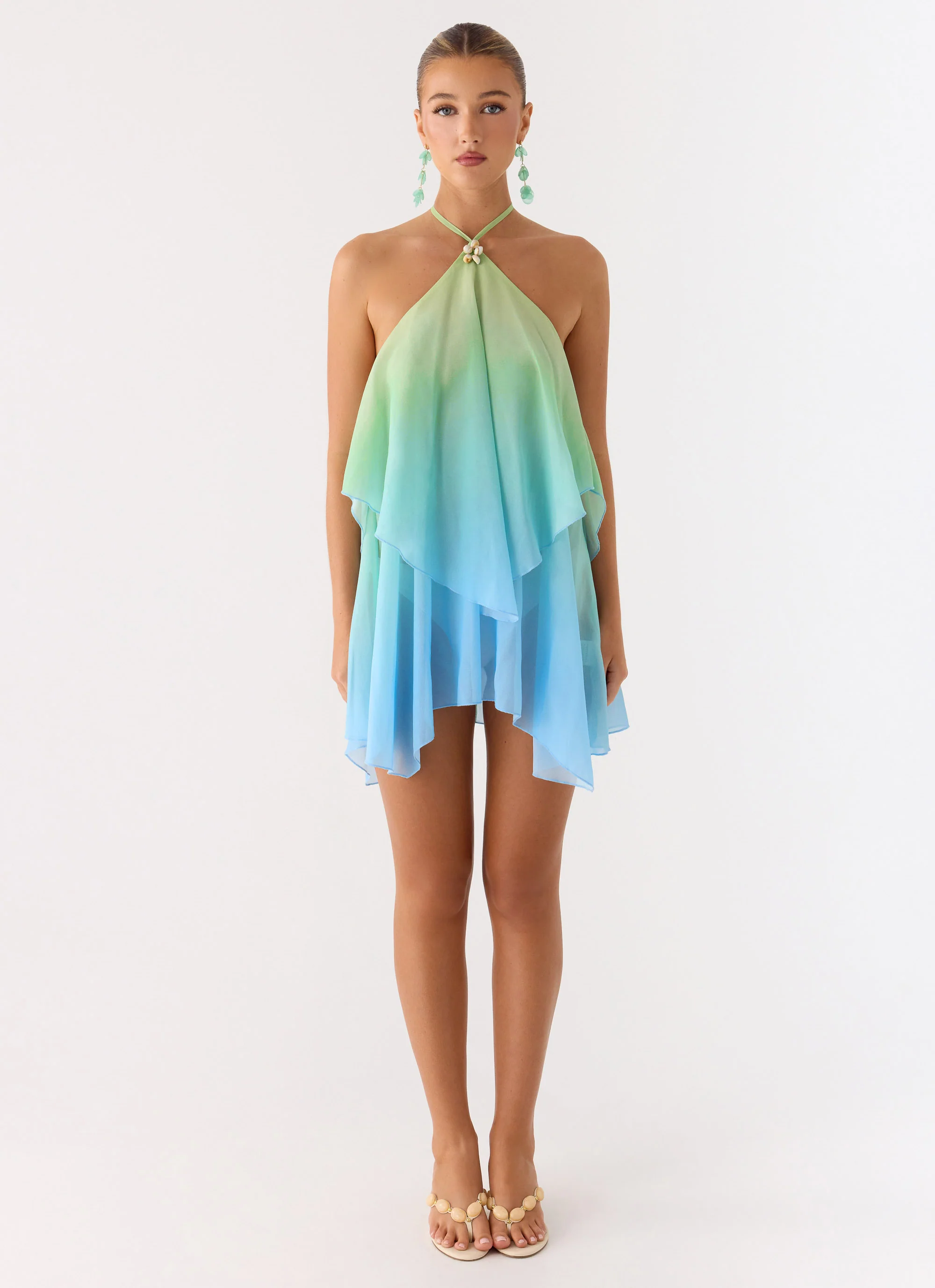 Twin Flame Mini Dress - Sea Ombre - Image 4